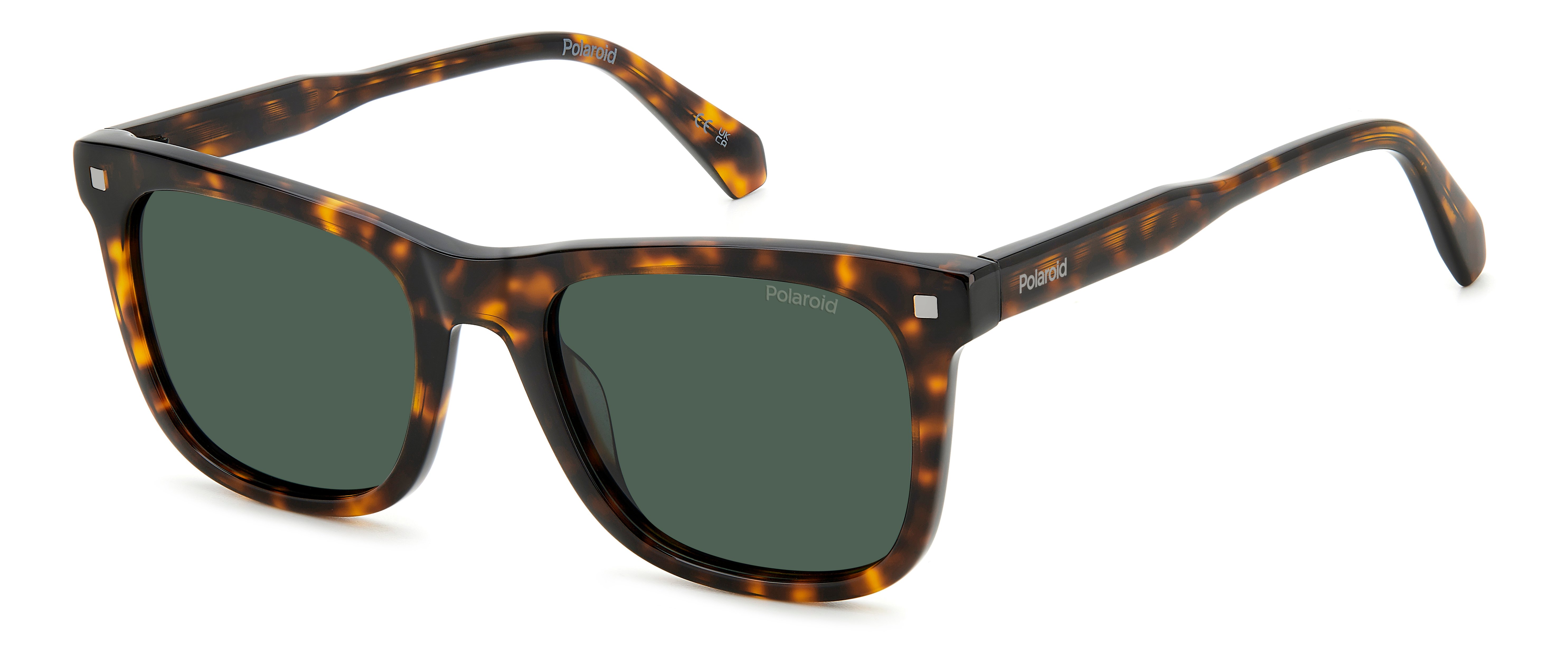 POLAROID-4167/S/X/S 086*UC HAVANA(GREEN POLARIZED 53*19, Havana, hi-res image number 0