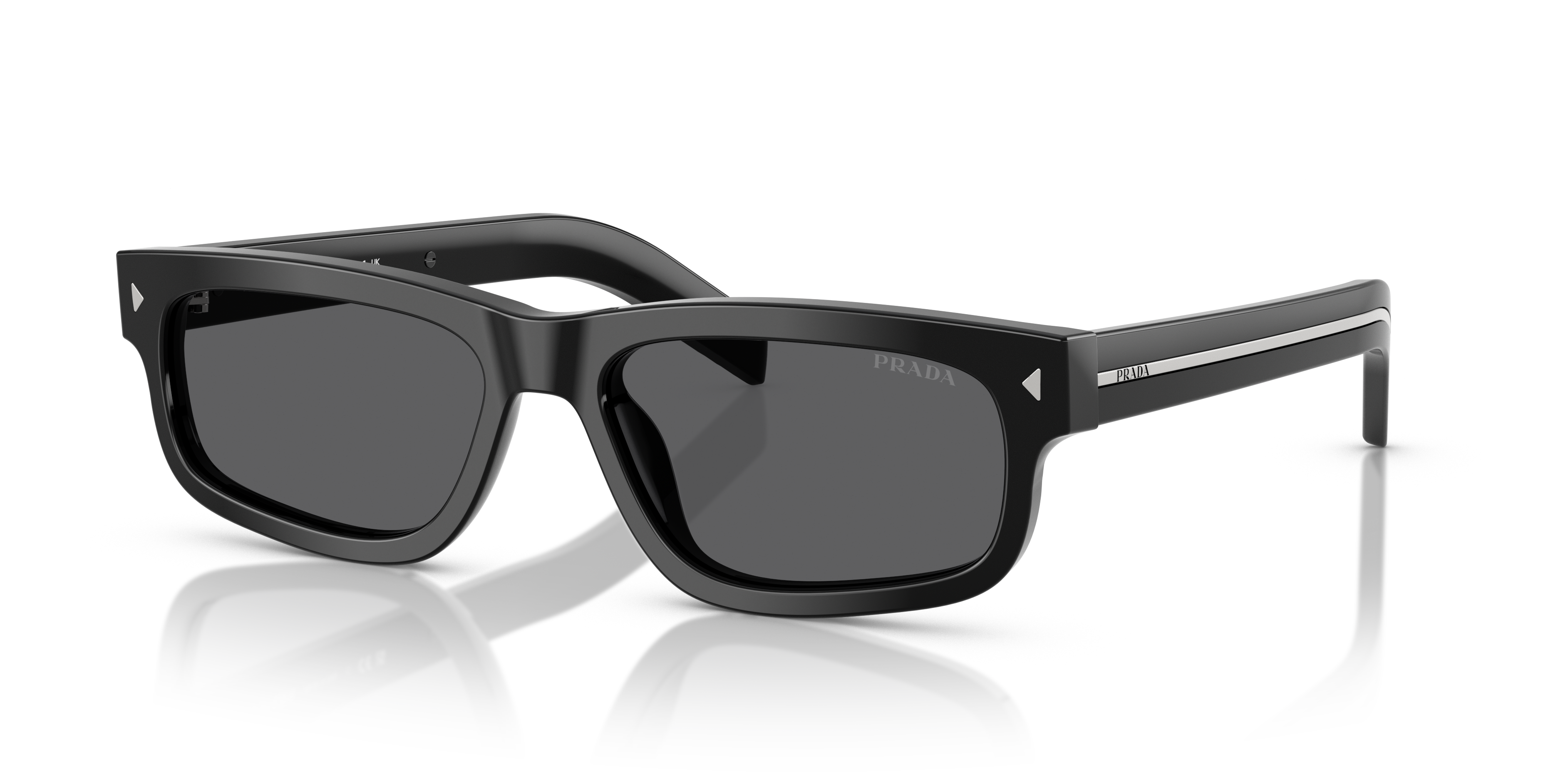 PRADA- B11S/S 16K731 BLACK(DARK GREY 57*17, Negre, hi-res image number 0