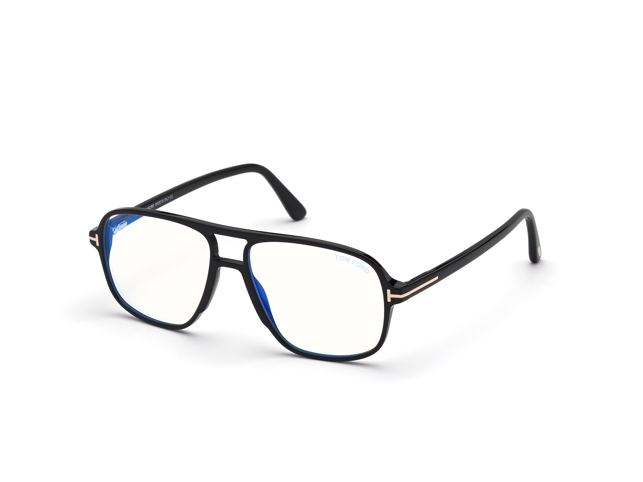 TOMFORD-5737B/G 001 shiny black+Filtro azul 56*15, Negre, hi-res image number 0