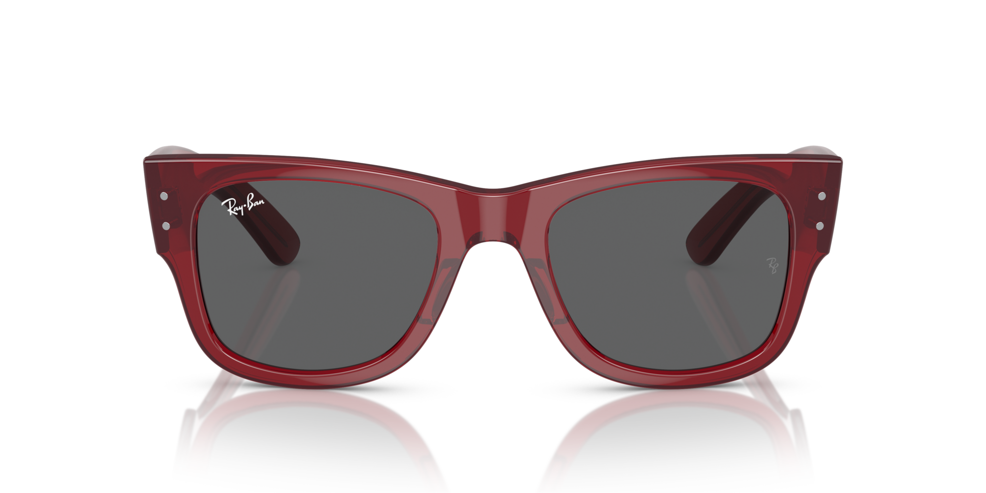 RB-0840S 6679B1 TRANSPARENT RED(DARK GREY) 51*21, Vermell transparent, hi-res image number 1