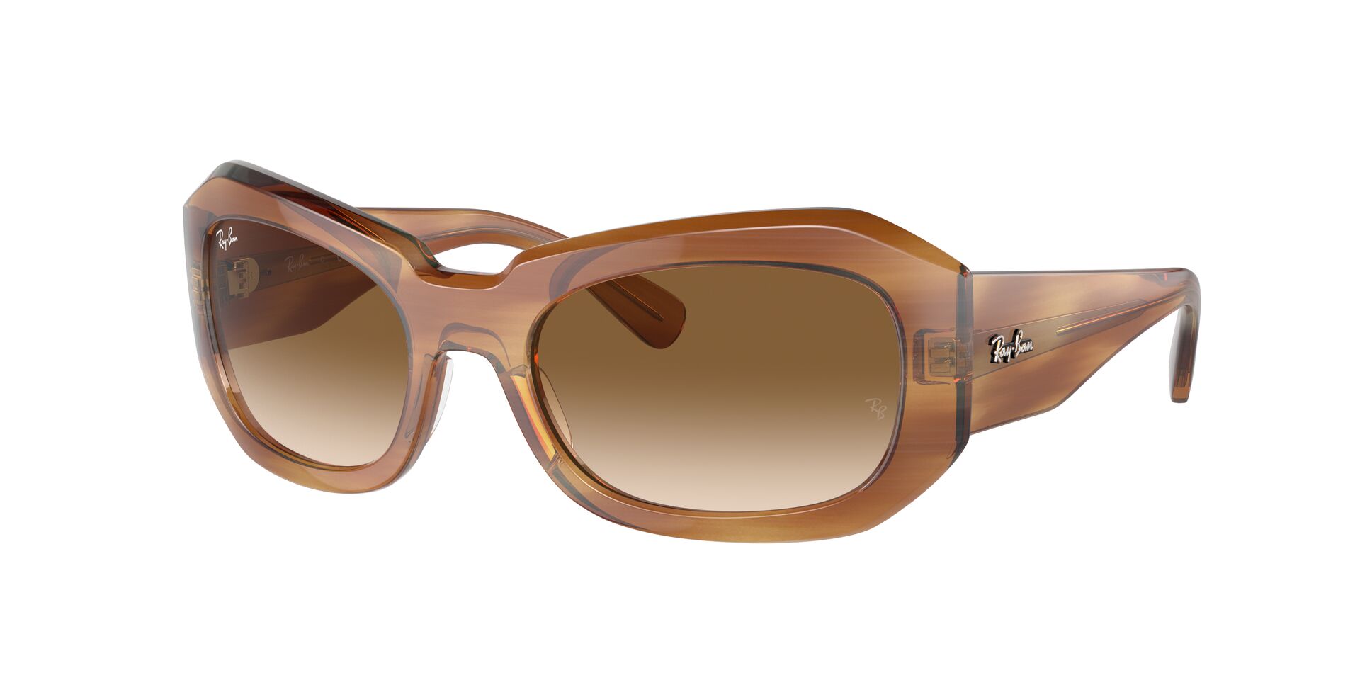 RB-2212 140351 STRIPED BROWN(CLEAR GRADIENT BROWN 56*20, Marró a ratlles, hi-res image number 0