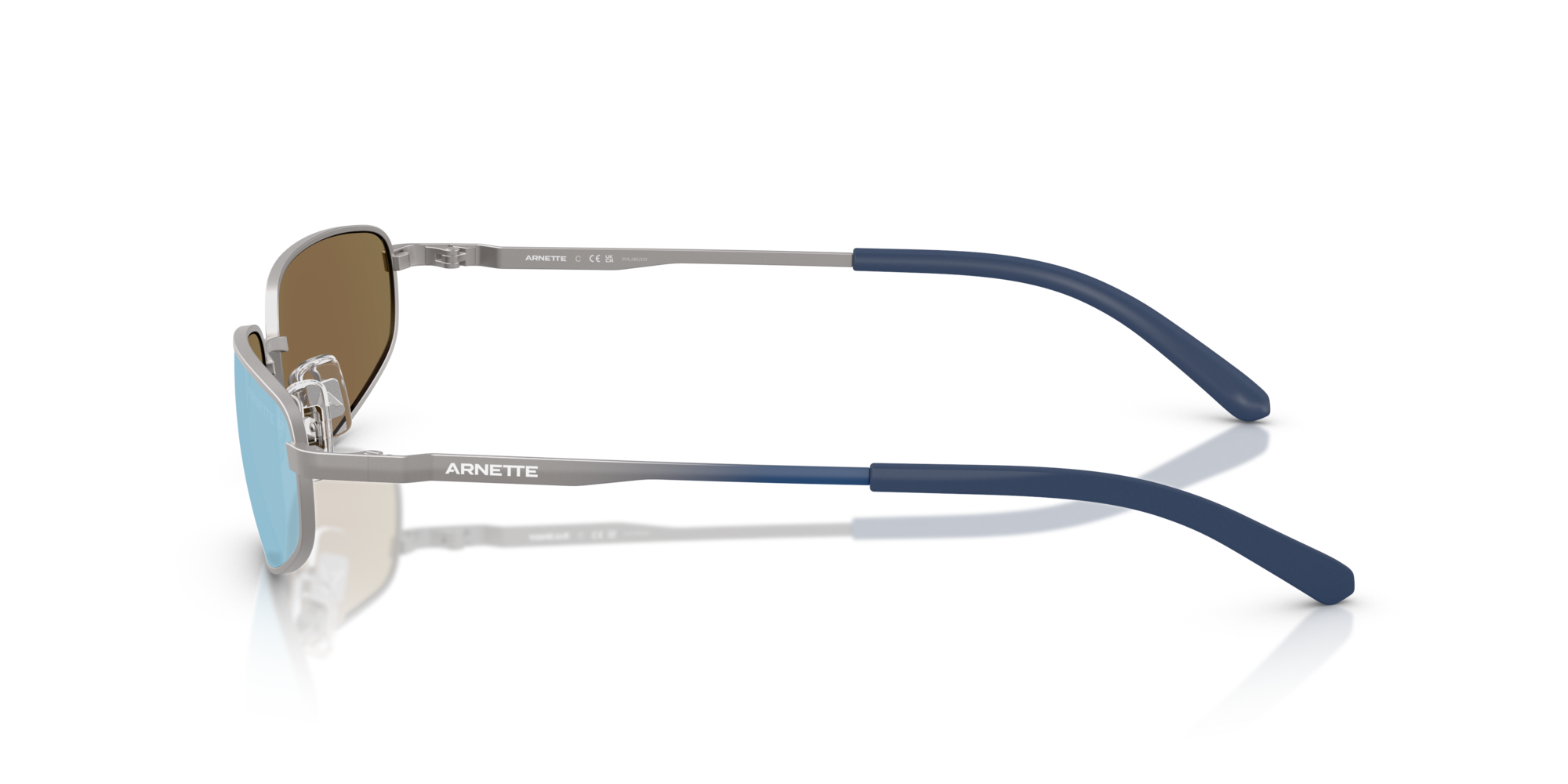 ARNETTE-3092 772/22 MATTE GUNMETAL(DARK GREY MIRROR WATER POLAR 58*16, Gris mat, hi-res image number 2