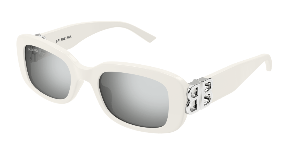 BALENCIAGA-BB0310S/S 003 WHITE SILVER(SILVER 53*22, Blanc, hi-res image number 0