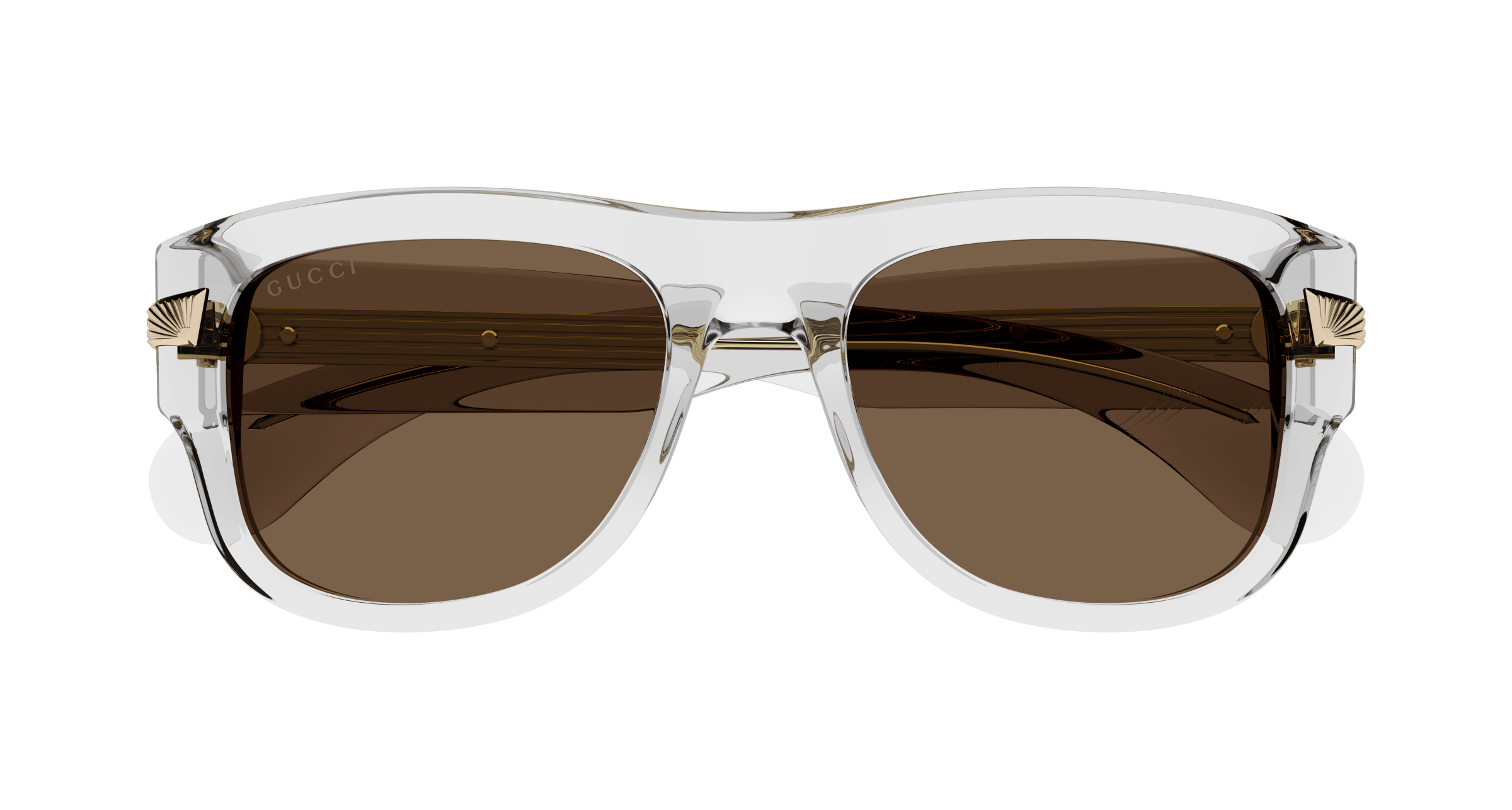 GUCCI-GG1517S/S 004 CRYSTAL (BROWN) 54*19, Transparent, hi-res image number 1