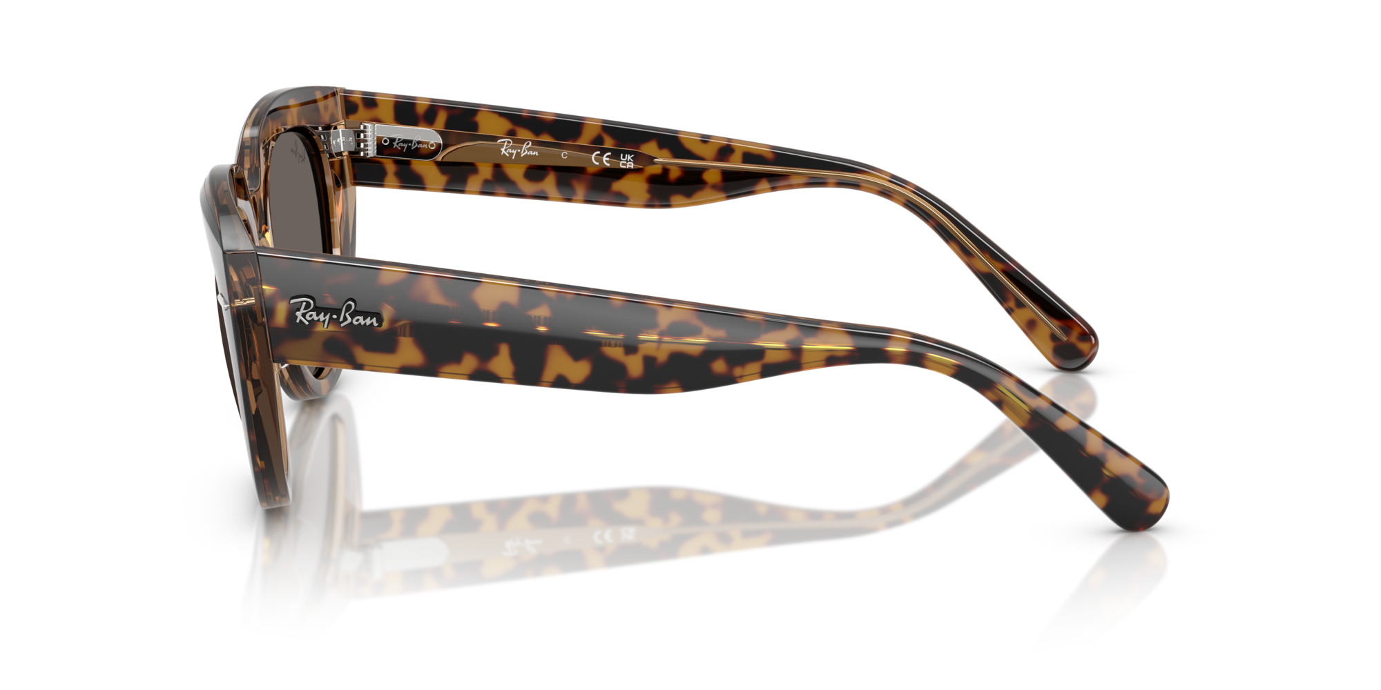 RB-2286 1292B1 HAVANA ON TRANSPARENT BROWN(DARK GREY 49*20, Havana | Marró transparent, hi-res image number 2