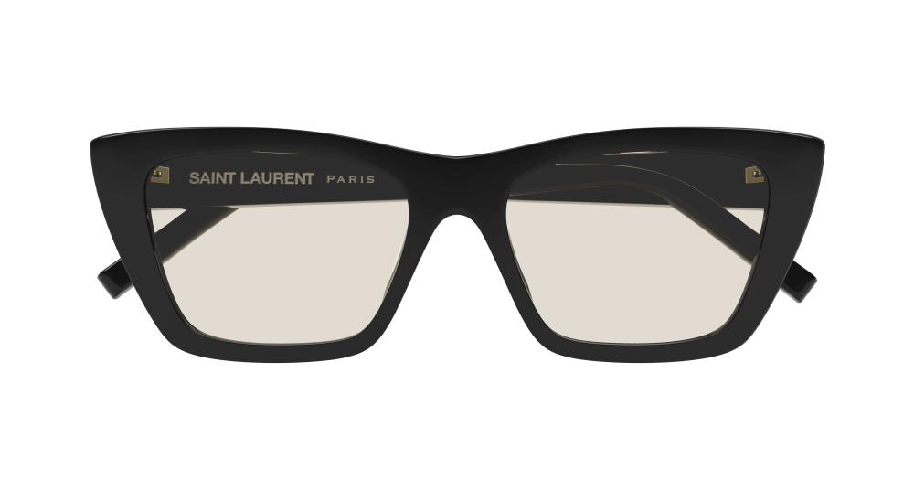 SAINT-LAURENT-SL276/S 038 BLACK-BLACK-YELLOW 53*16, Negre, hi-res image number 1