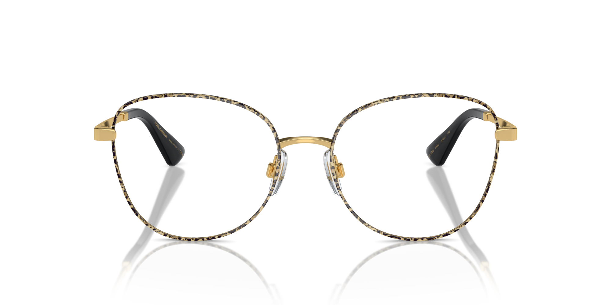 GABBANA-1355/G 1364 GOLD/LEO ANIMAL PRINT 55*17, , hi-res image number 1
