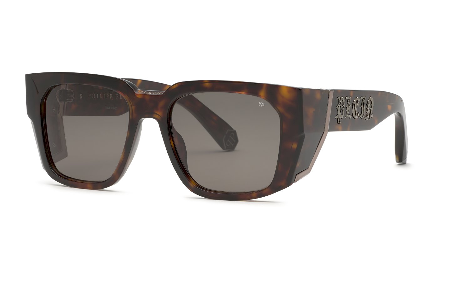 PHILIPP-PLEIN-SPP130M/S 0722*3 SHINY DARK HAVANA(GREEN 54*19, , hi-res image number 0