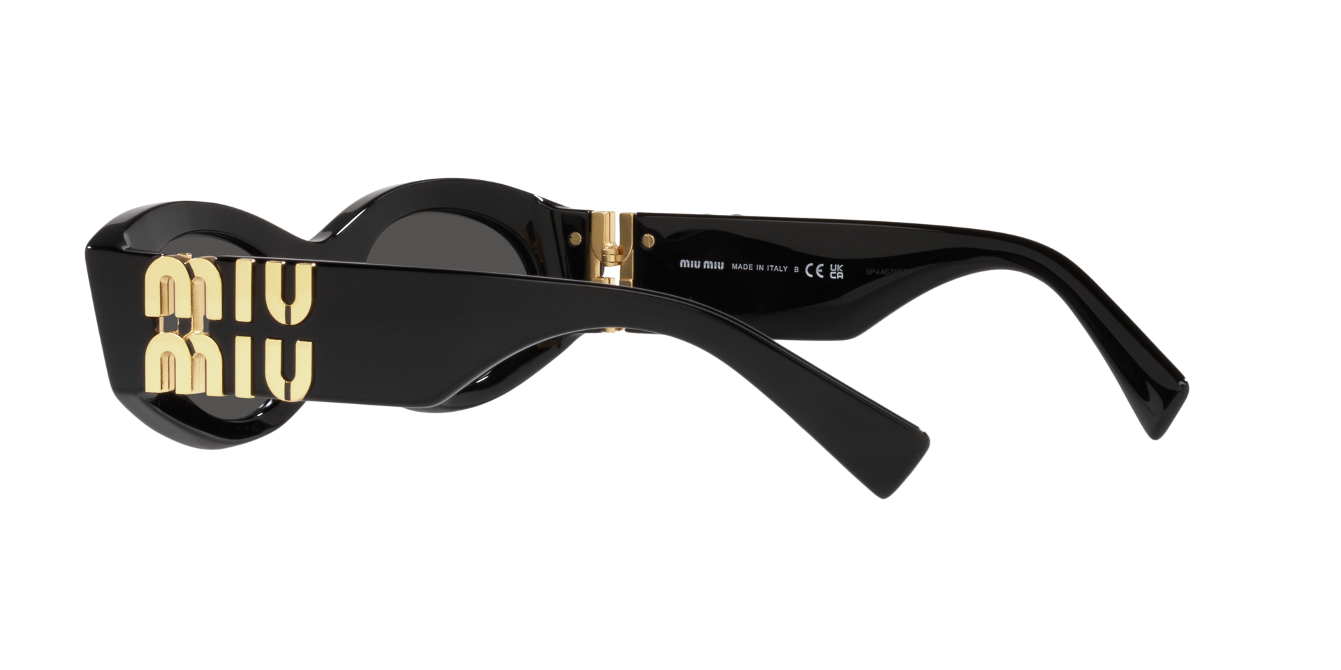 MIUMIU-11W/S 1AB5S0 NEGRA/NEGRA ORO 54*21, Negre, hi-res image number 3