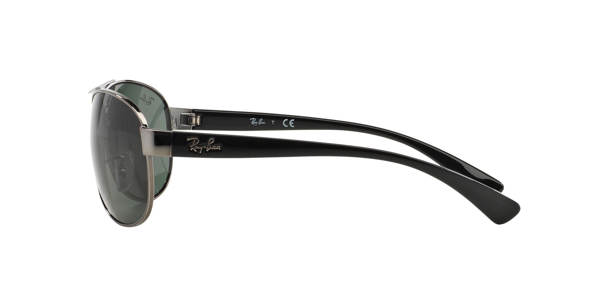 RB-3386 004/71*3N GUN MTL/NEGRO (VERDE) 63*13, Negre, hi-res image number 2