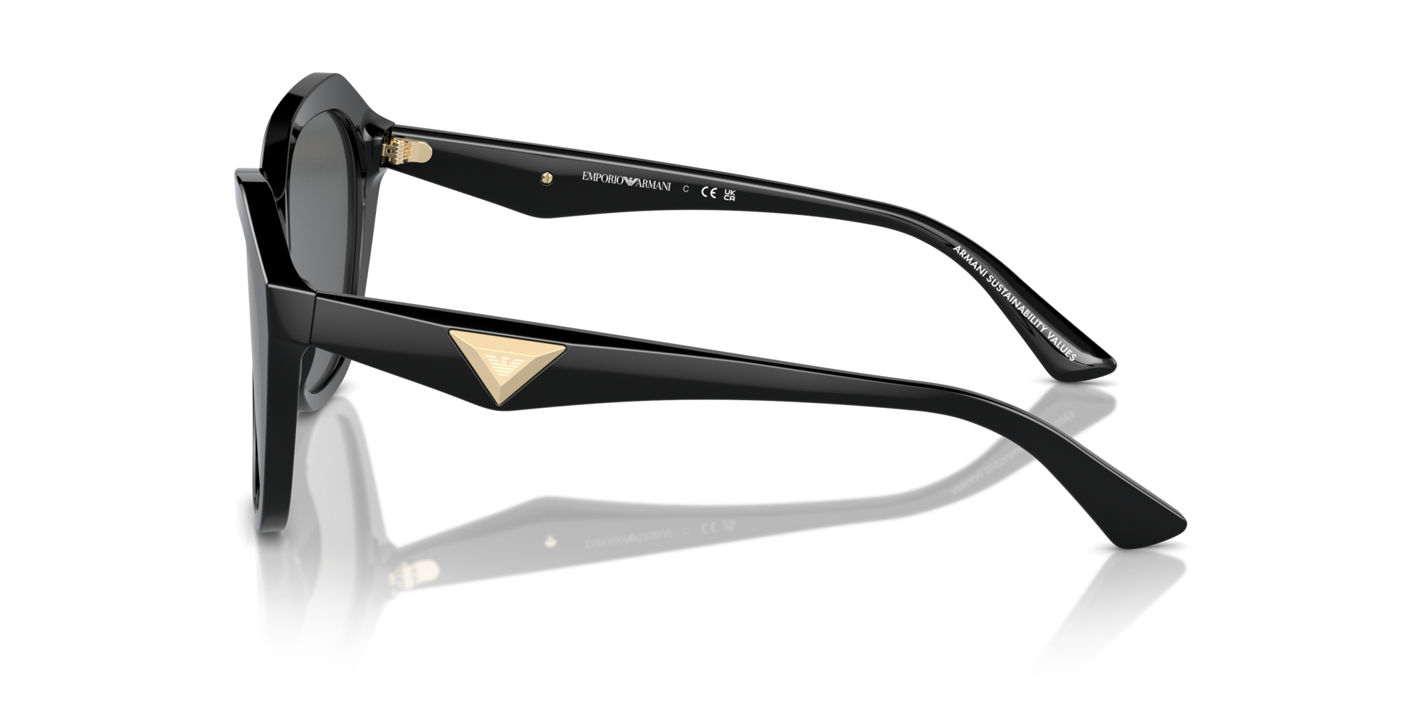 EMPORIO-4221/S 501787 SHINY BLACK(DARK GREY 56*17, , hi-res image number 2