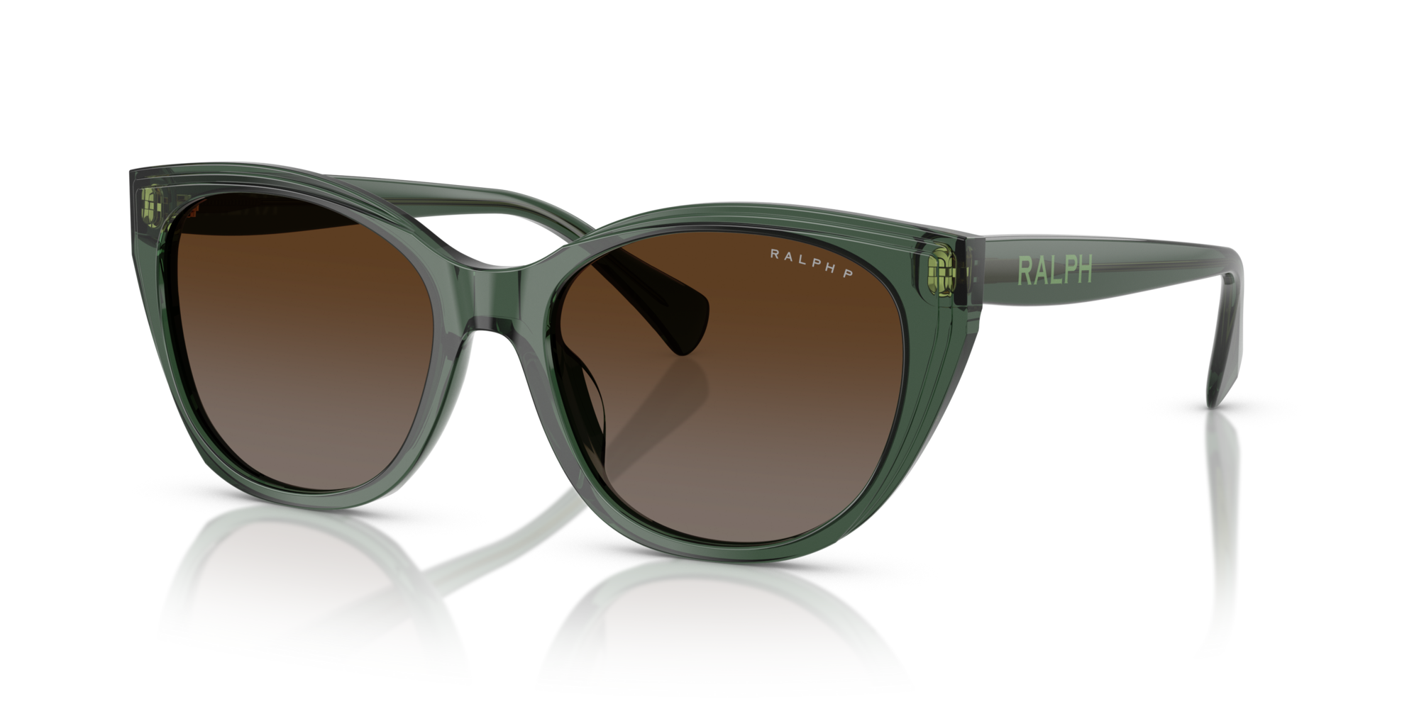 RALPH-5324U/S 6206T5 SHINY TRANSPARENT GREEN(POLAR GRADIENT BROWN 56*18, Verd, hi-res image number 0
