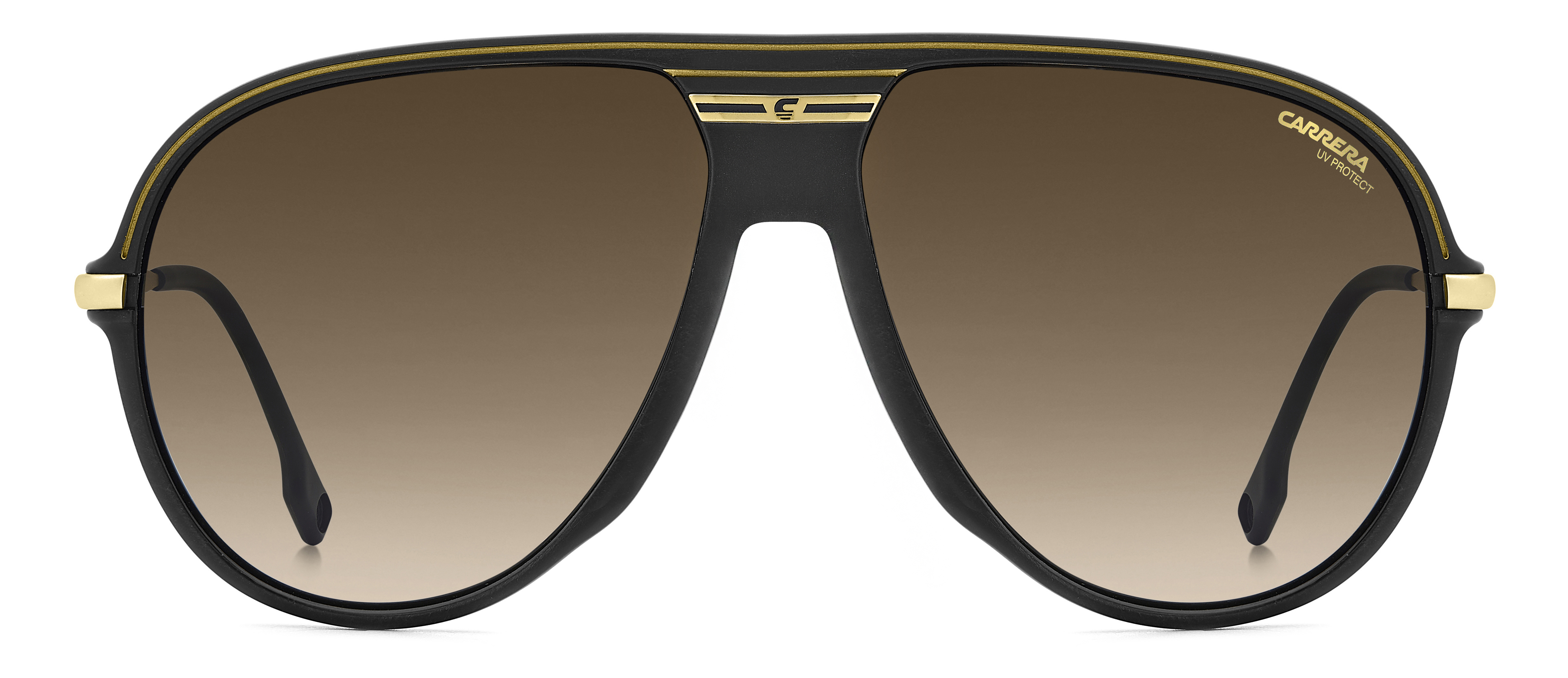 CARRERA-C-SPORT-06/S I46*86 MATTE BLACK GOLD(BLACK BROWN GREEN ANTIREFLEX 61*14, , hi-res image number 1