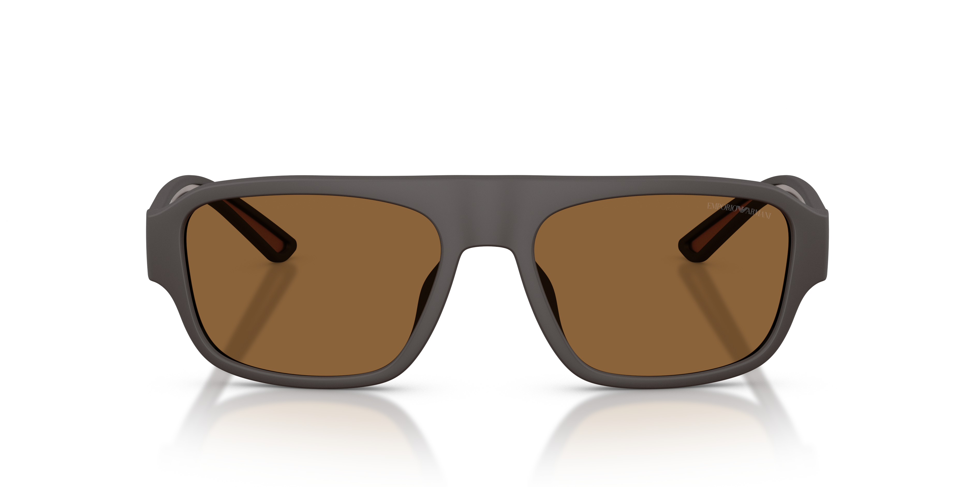 EMPORIO-4266U/S 618673 RUBBERIZED MATTE BROWN(BROWN 55*17, , hi-res image number 1