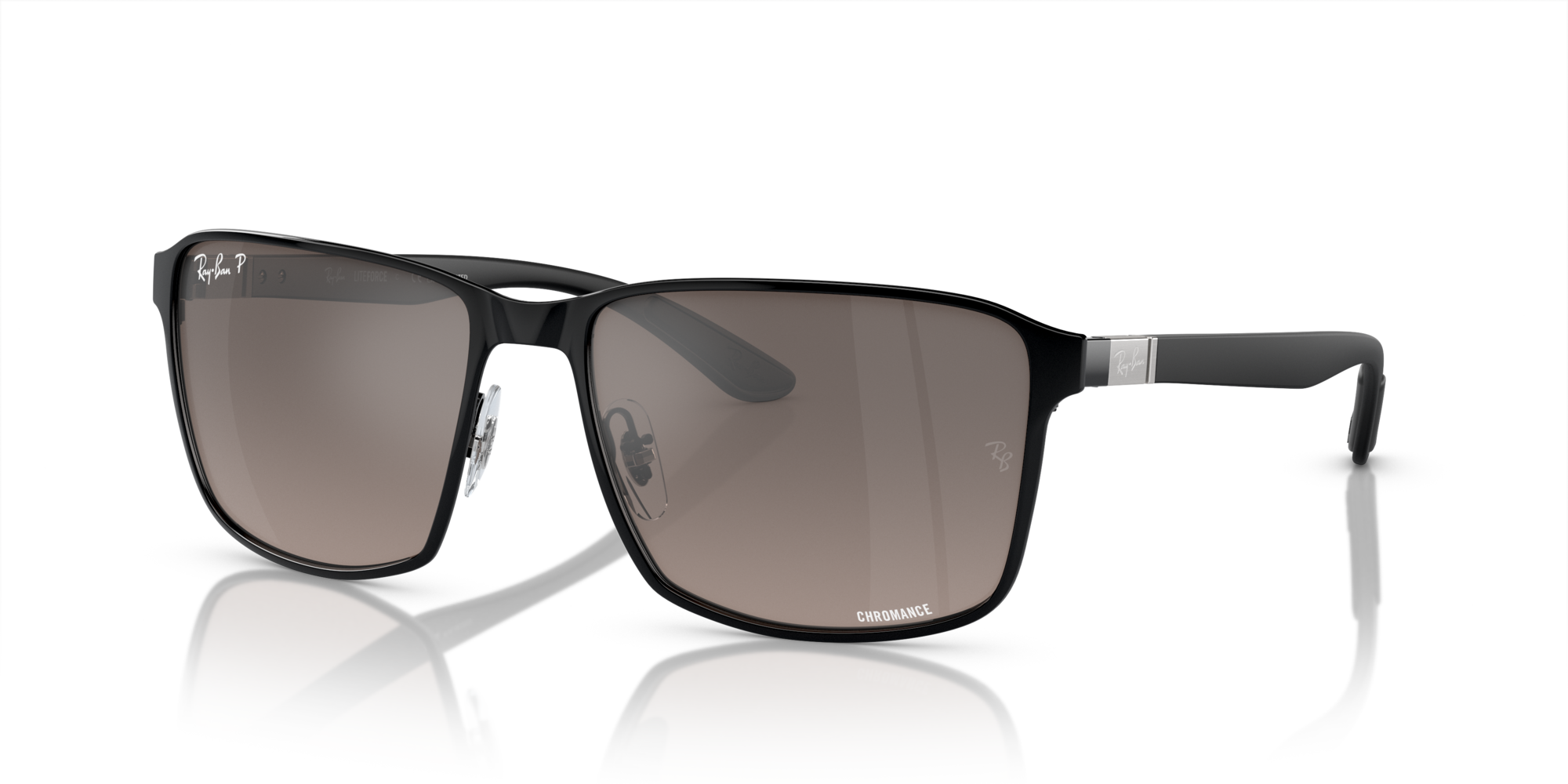 RB-3721CH 186/5J MATTE BLACK ON BLACK(GREY MIRROR POLAR 59*17, , hi-res image number 0