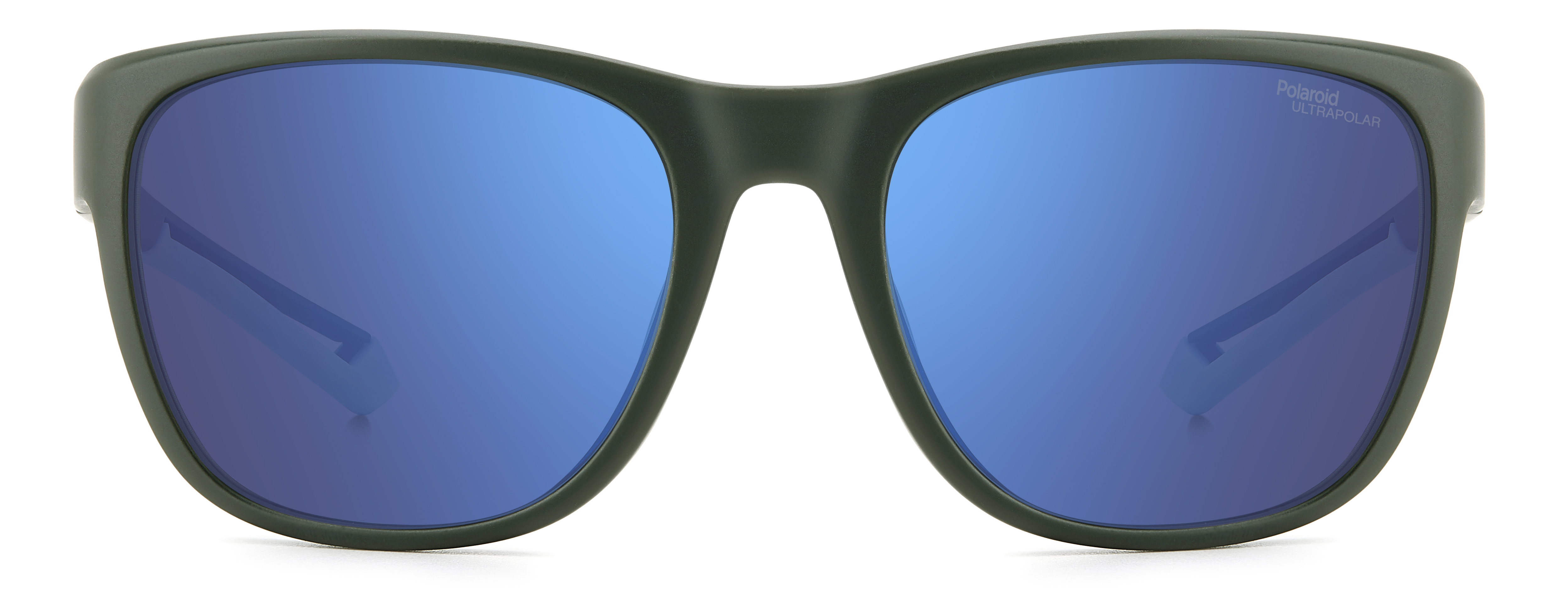 POLAROID-7051/S DLD*QG MATTE GREEN(BLUE MIRROR POLARIZED HIGH CONTRAST 57*19, Verd, hi-res image number 1