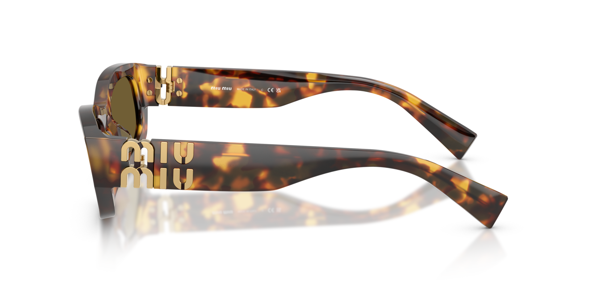 MIUMIU-B04S/S 14L09Z HAVANA HONEY(DARK BROWN 53*22, , hi-res image number 2