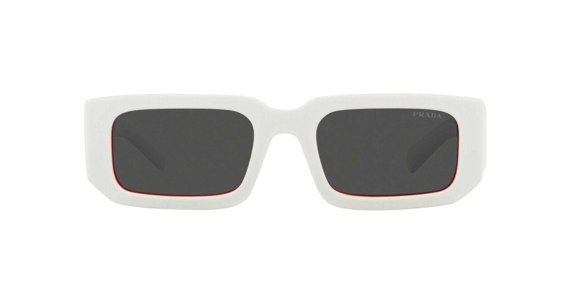 PRADA-06YS/S 17M5S0 TALC/ORANGE 53*21, Blanc, hi-res image number 1