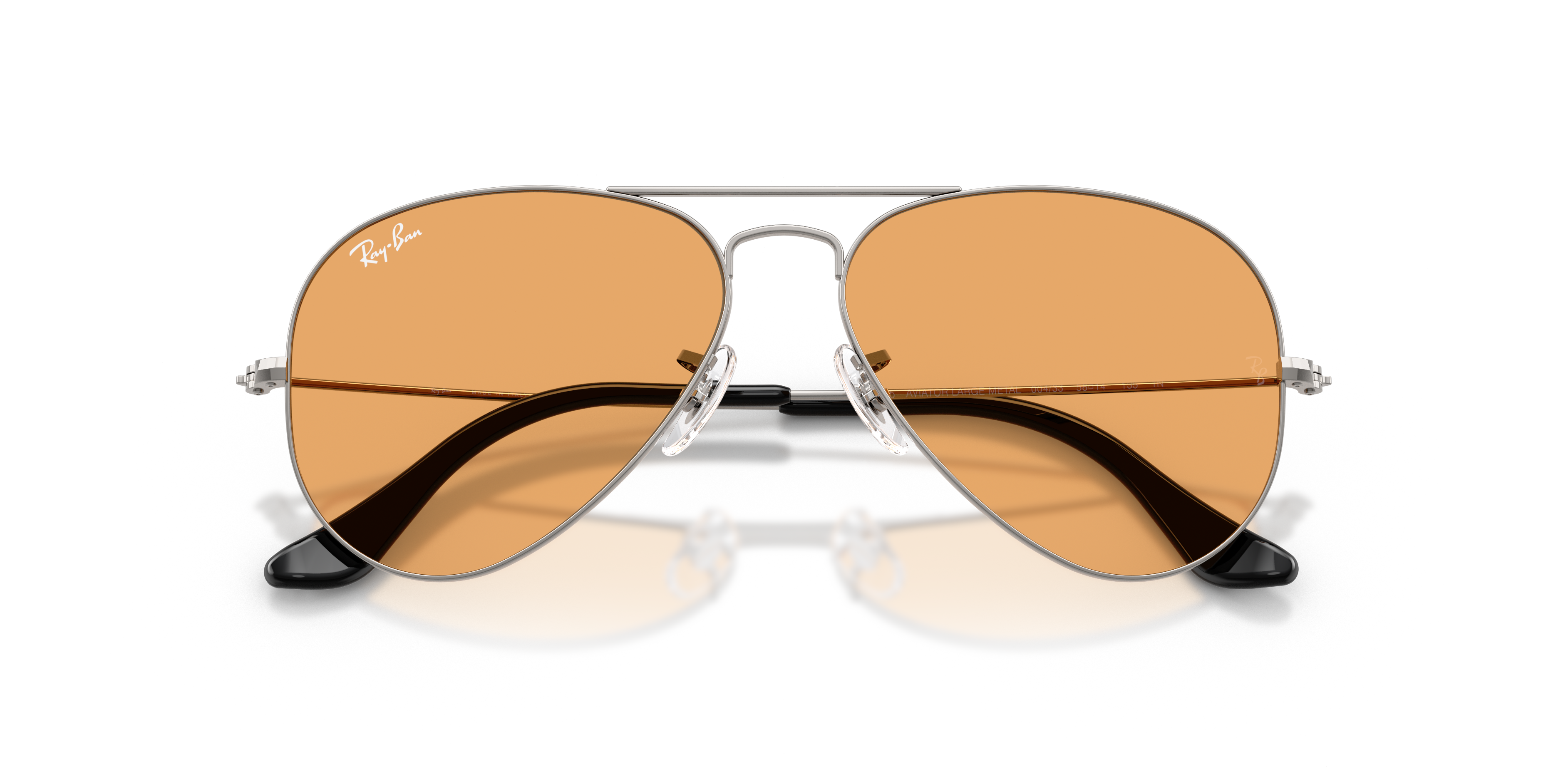RB-3025 004/33 GUNMETAL(ORANGE 58*14, Plata, hi-res image number 4