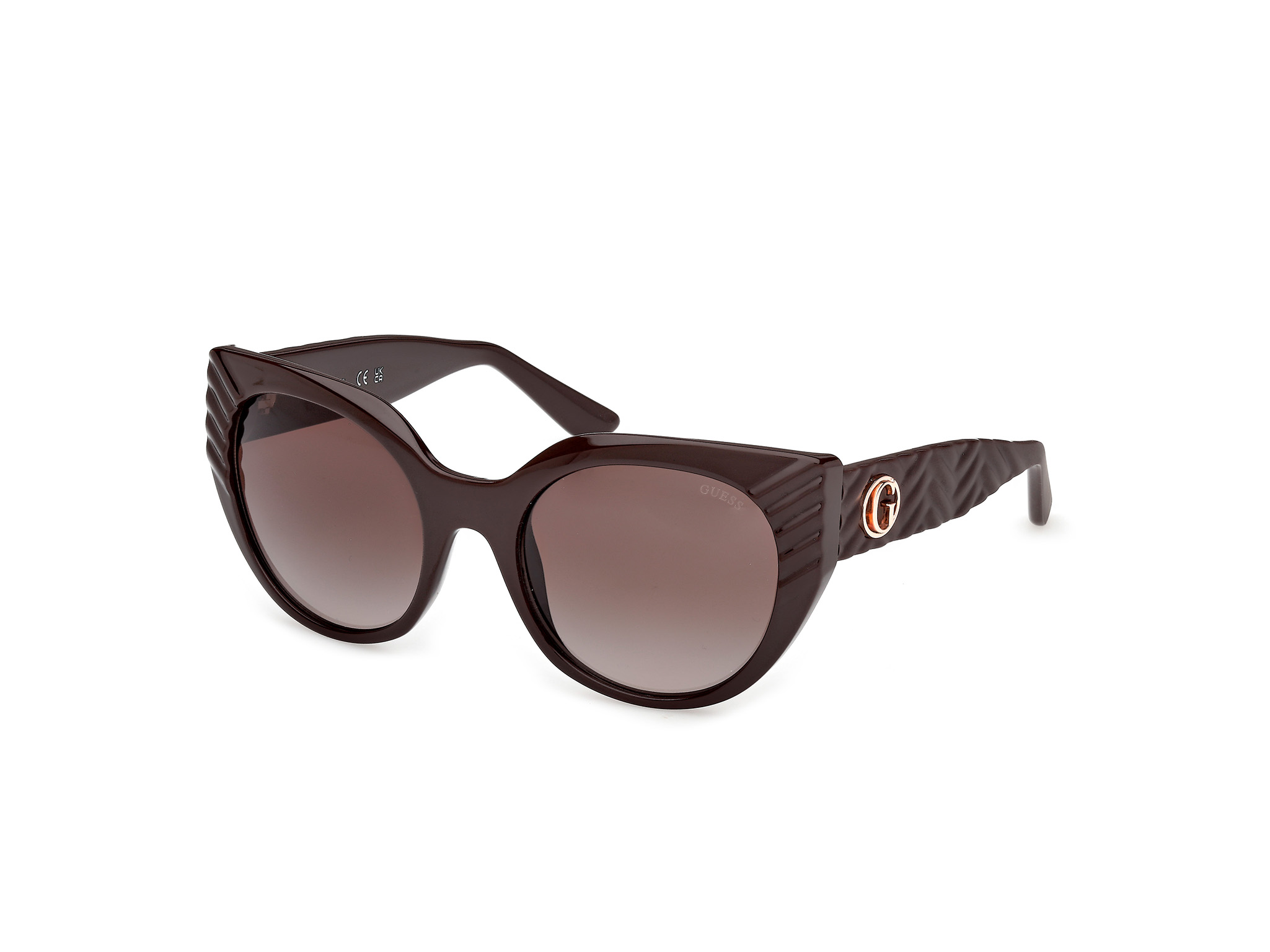GUESS-00255/S 48F shiny dark brown 53*20, Marr&oacute;n, hi-res image number 0