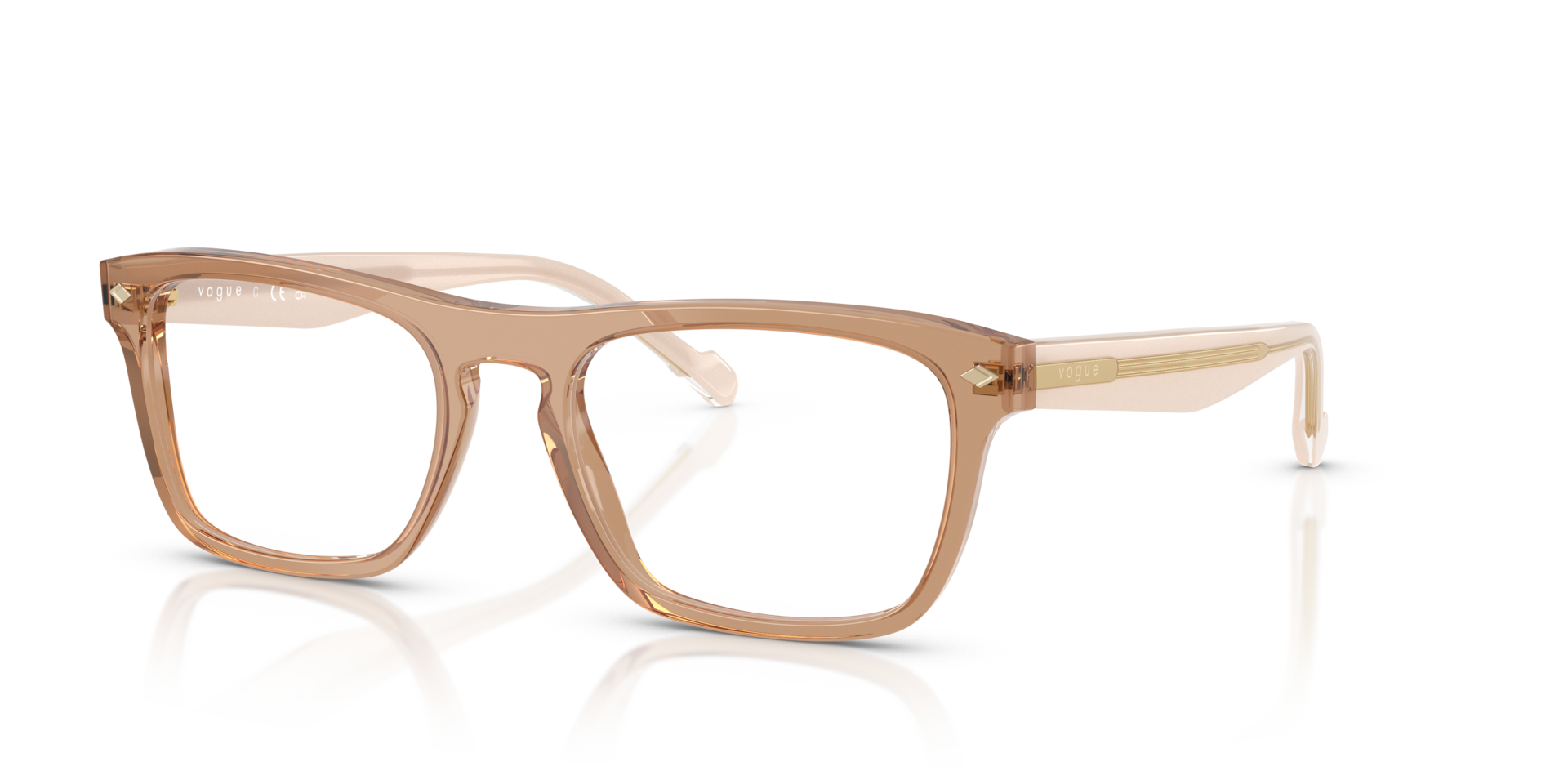 VOGUE-5619/G 3189 TRANSPARENT BROWN 52*19, , hi-res image number 0