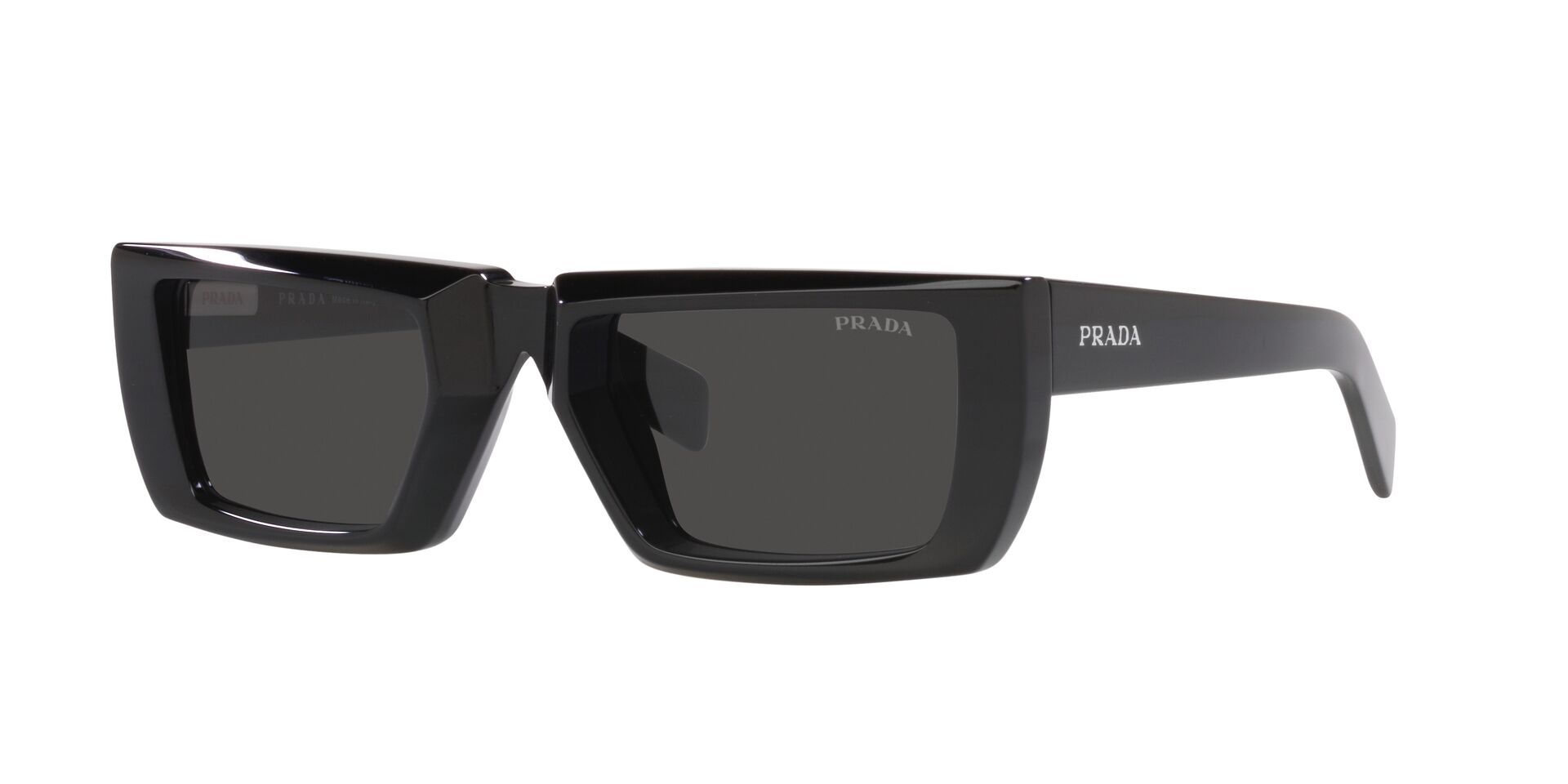 PRADA-24YS/S 1AB5S0 BLACK(DARK GREY 55*21, Negre, hi-res image number 0