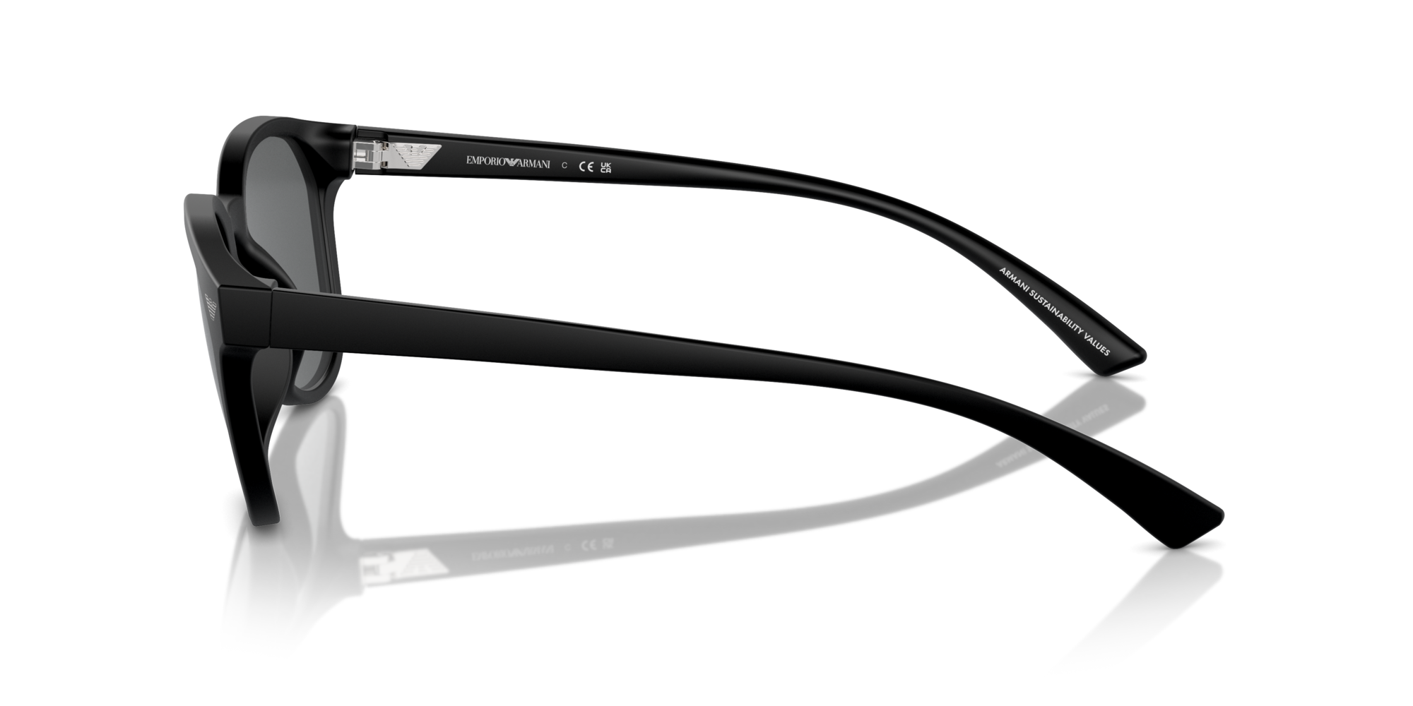 EMPORIO-4225U/S 500187 MATTE BLACK(DARK GREY 53*20, Negre mat, hi-res image number 2