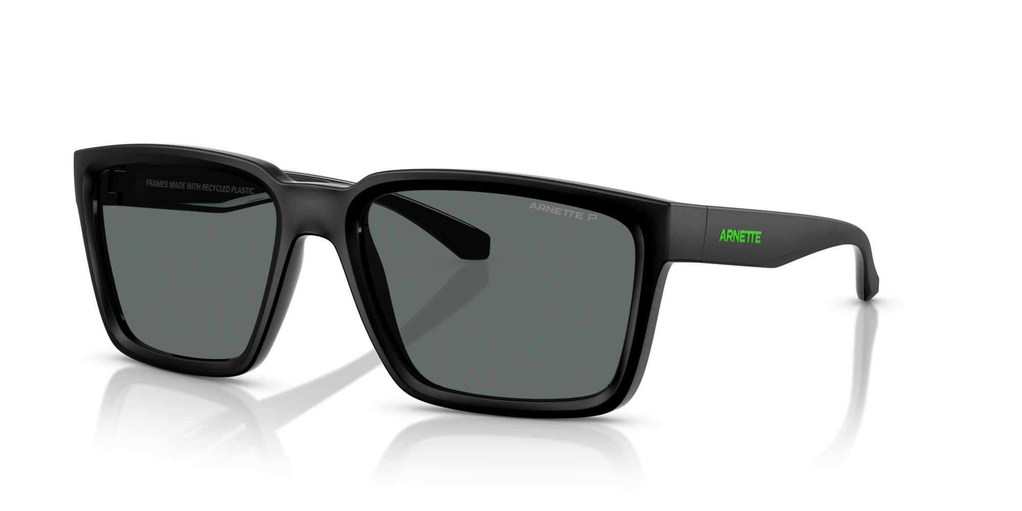 ARNETTE-4346 290081 BLACK MATTE TOP/SHINY(POLAR GREY 57*18, , hi-res image number 0