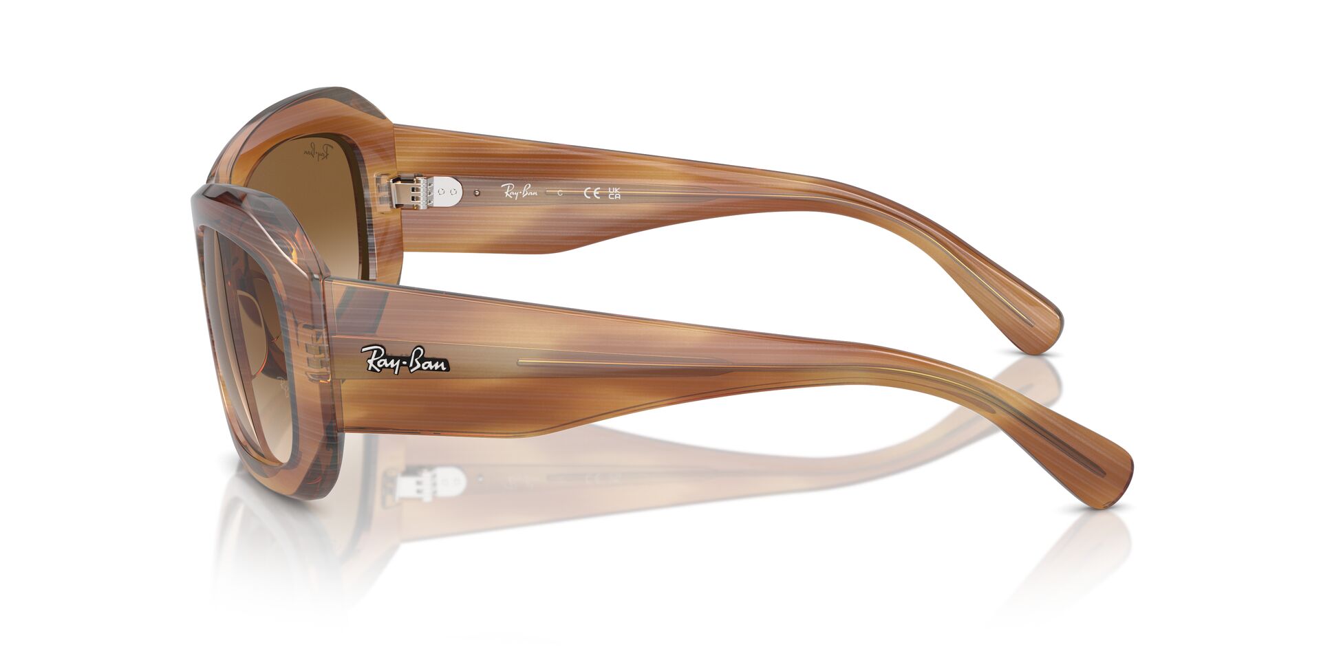 RB-2212 140351 STRIPED BROWN(CLEAR GRADIENT BROWN 56*20, Marró a ratlles, hi-res image number 2