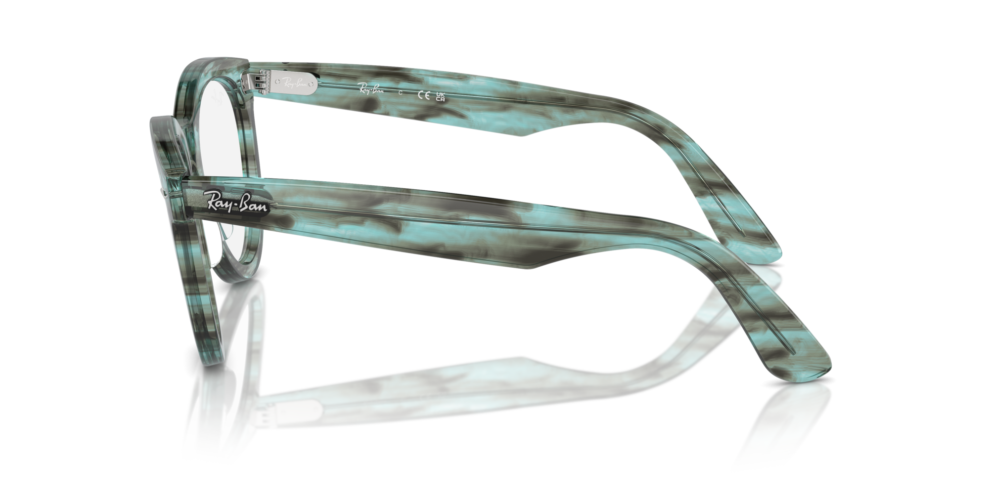 RX-2241 8362 STRIPED TRANSPARENT GREEN 51*21, Verd transparent a ratlles, hi-res image number 2