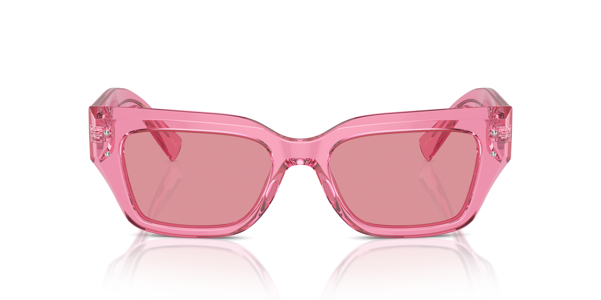 GABBANA-4462/S 314830 TRANSPARENT PINK(PINK MIRROR INTERNAL SILVER 52*18, Rosa transparent, hi-res image number 1