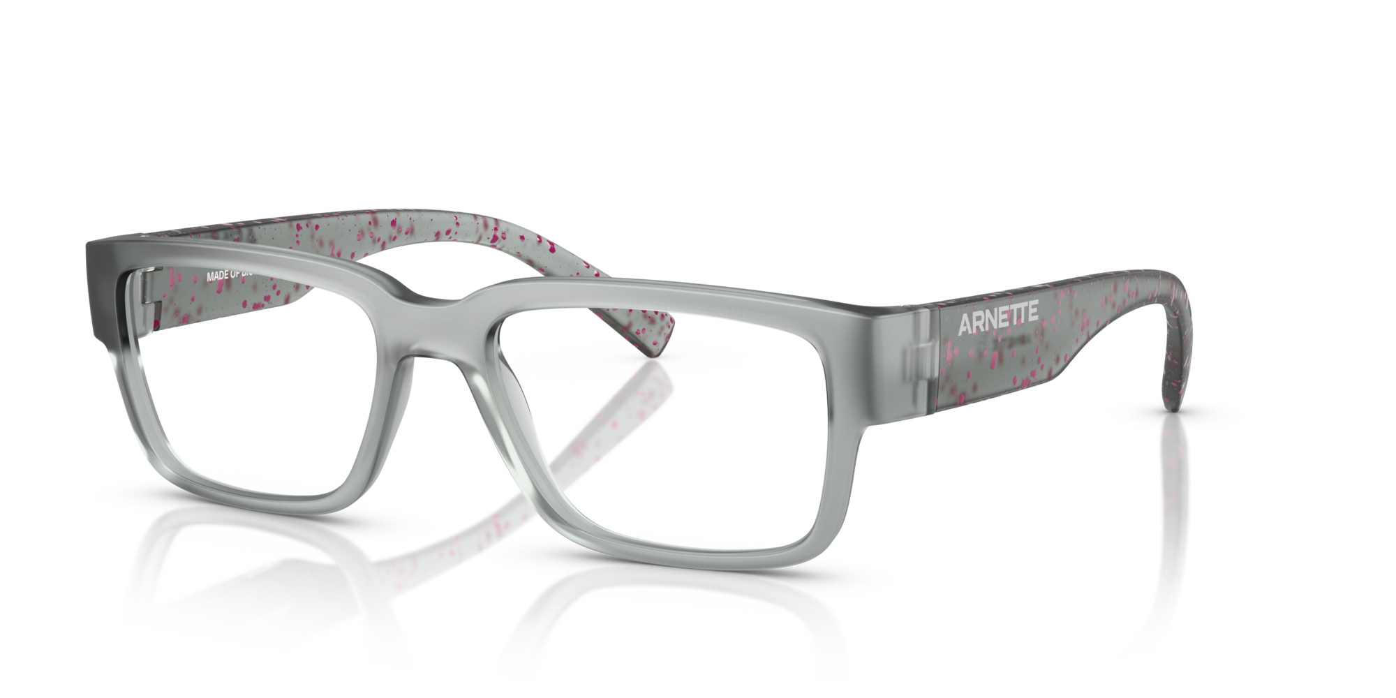 ARNETTE-7261 2969 MATTE TR GREY/PINK SPLATTER 53*18, , hi-res image number 0
