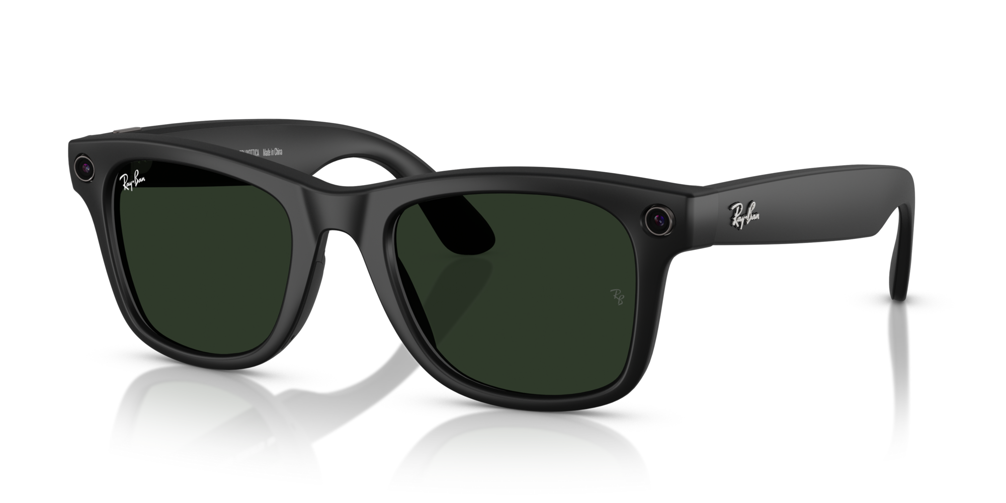 RB-META-4008 601S1M MATTE BLACK(TRANSITIONS GRAPHITE GREEN 53*22, Negre mat, hi-res image number 1