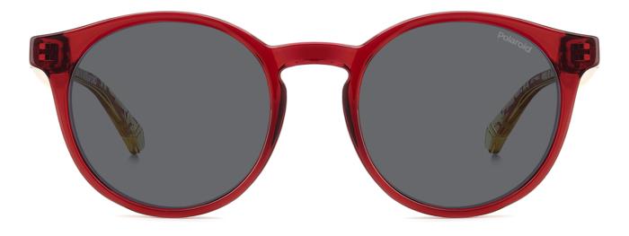 POLAROID-KIDS-8061/S AHY*M9 RED YELLOW(GREY POLARIZED 46*18, Rojo, hi-res image number 1