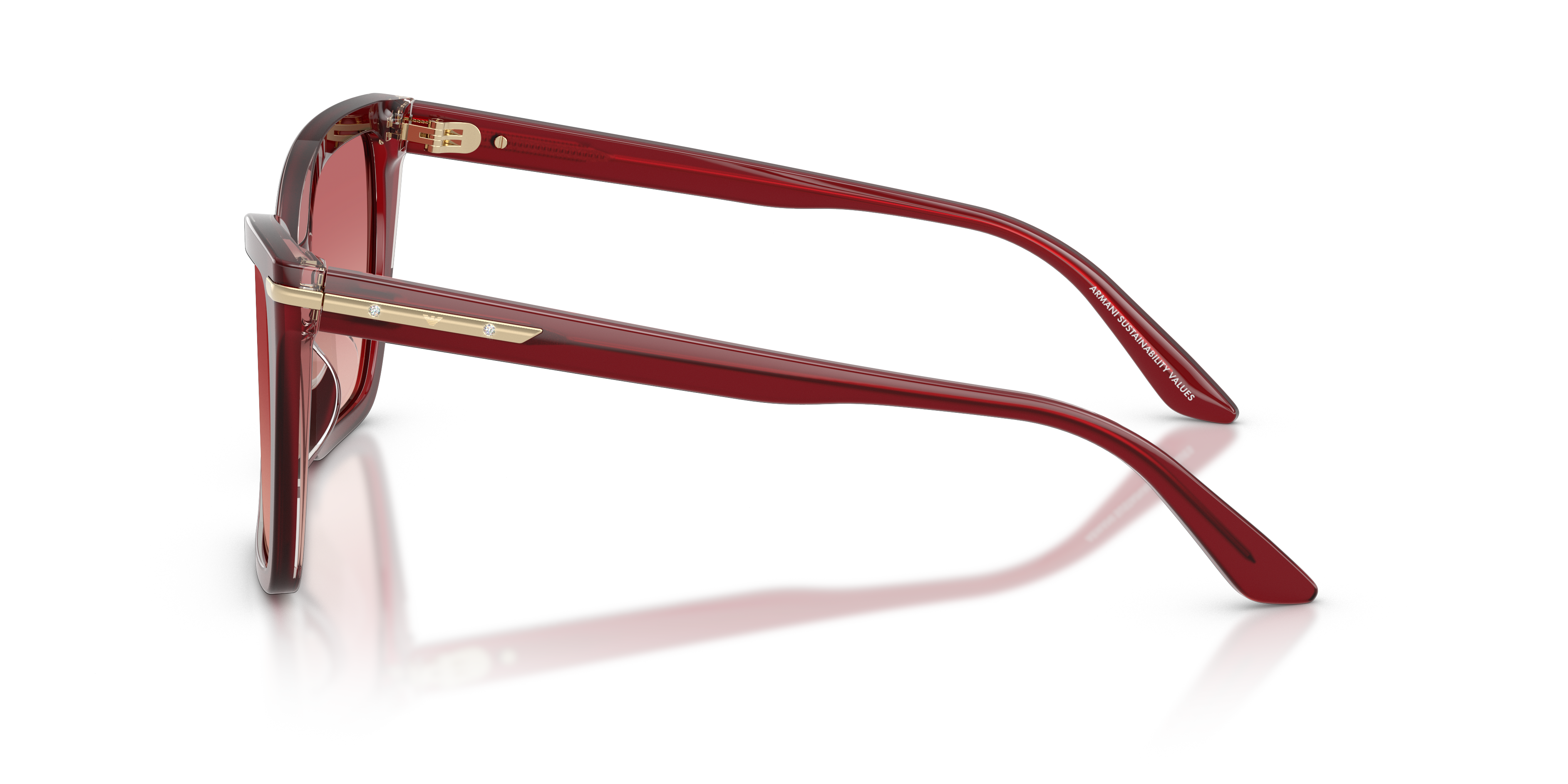 EMPORIO-4273BU/S 6377A5 SHINY BORDEAUX(PINK GRADIENT RED 53*19, , hi-res image number 2