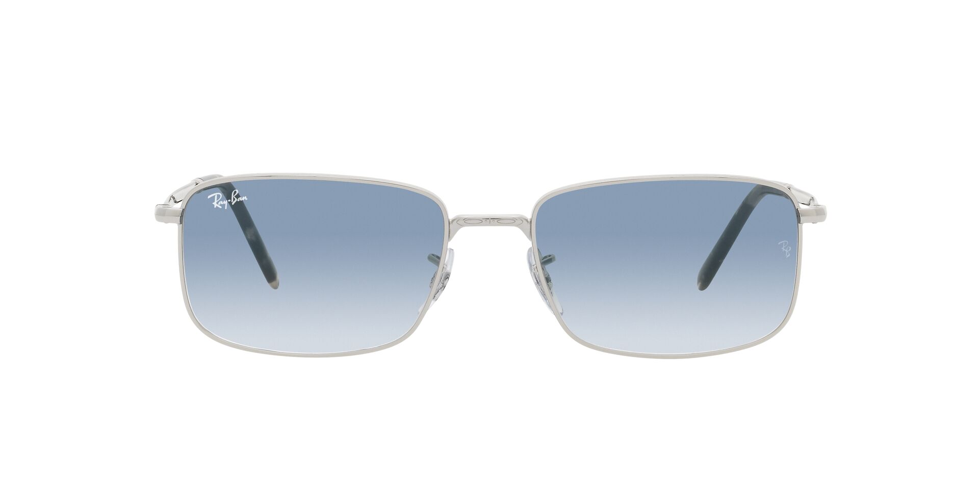 RB-3717 003/3F*2N SILVER(CLEAR GRADIENT BLUE 57*18, Platejat, hi-res image number 1