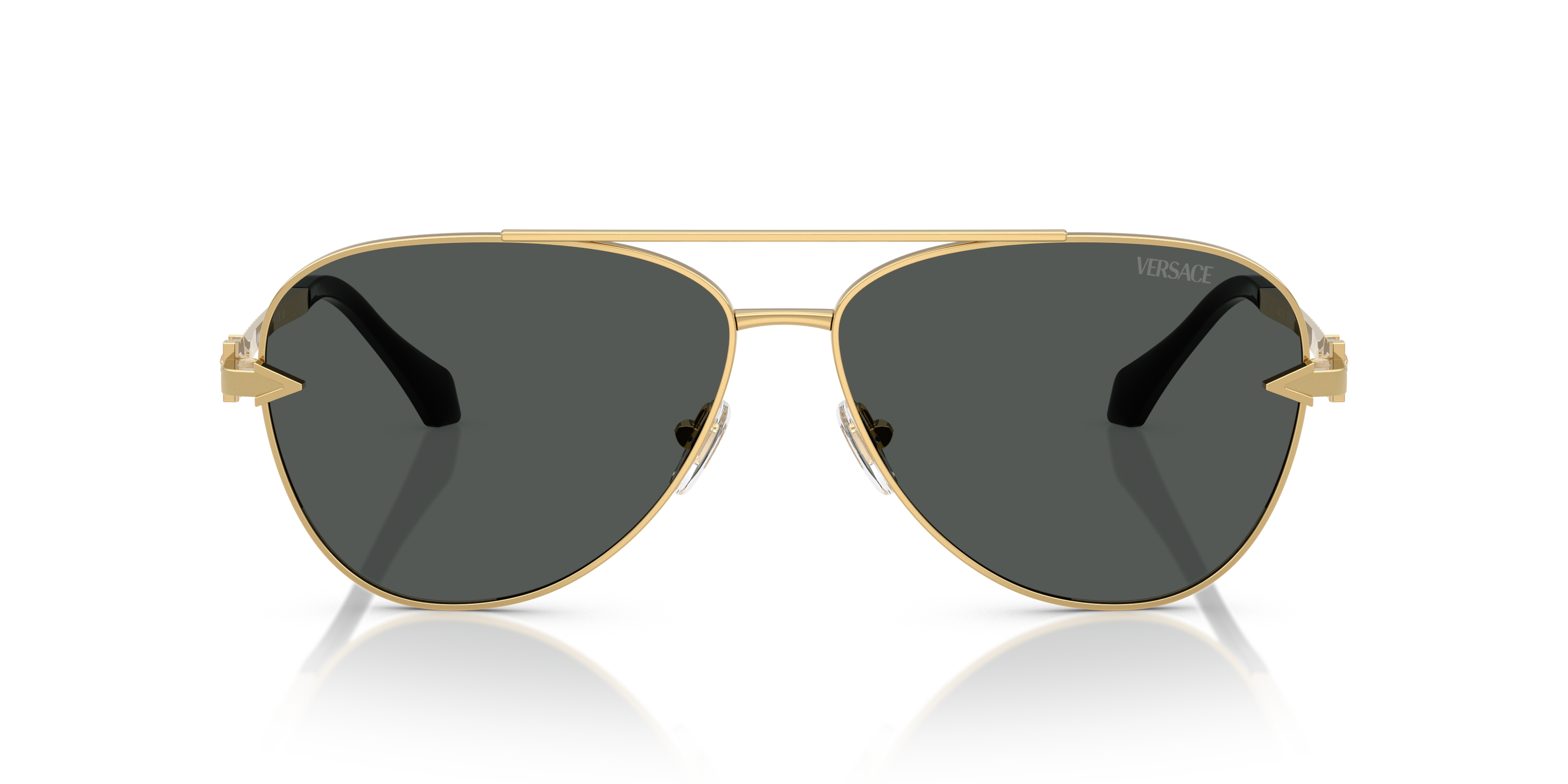 VERSACE-2283/S 100287 GOLD(DARK GREY 61*13, , hi-res image number 1