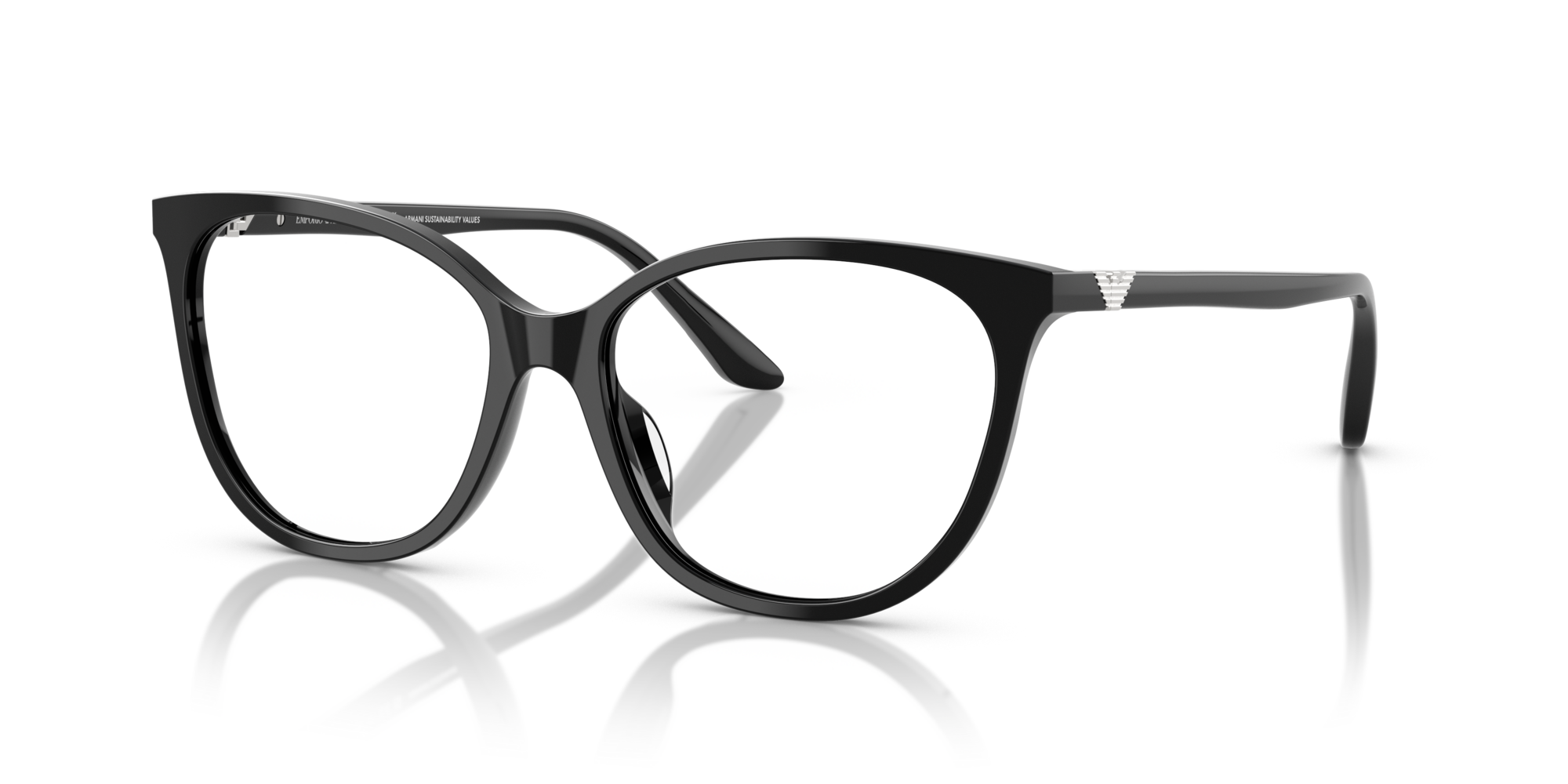 EMPORIO-3249U/G 5017 SHINY BLACK 55*16, , hi-res image number 0