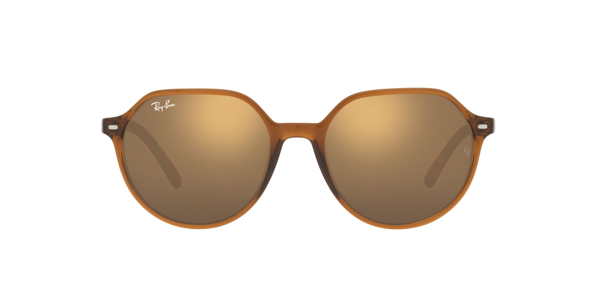 RB-2195 663693 TRANSPARENT BROWN(LIGHT BROWN MIRROR GOLD 53*18, Marró transparent, hi-res image number 1