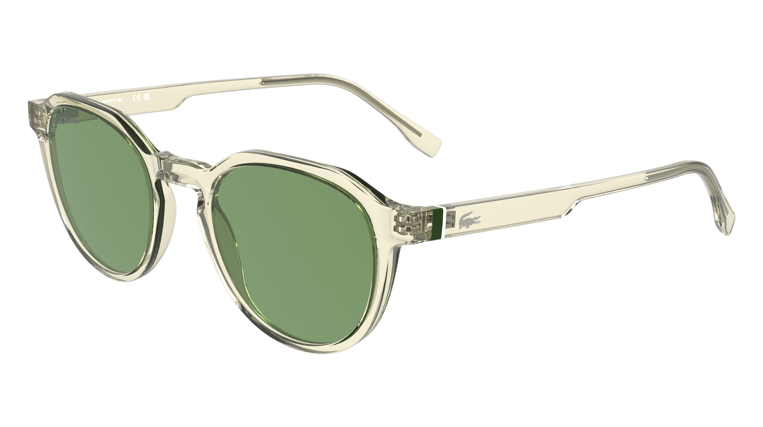 LACOSTE-L6052S/S 750 TRANSPARENT YELLOW 51*21, Groc transparent, hi-res image number 0