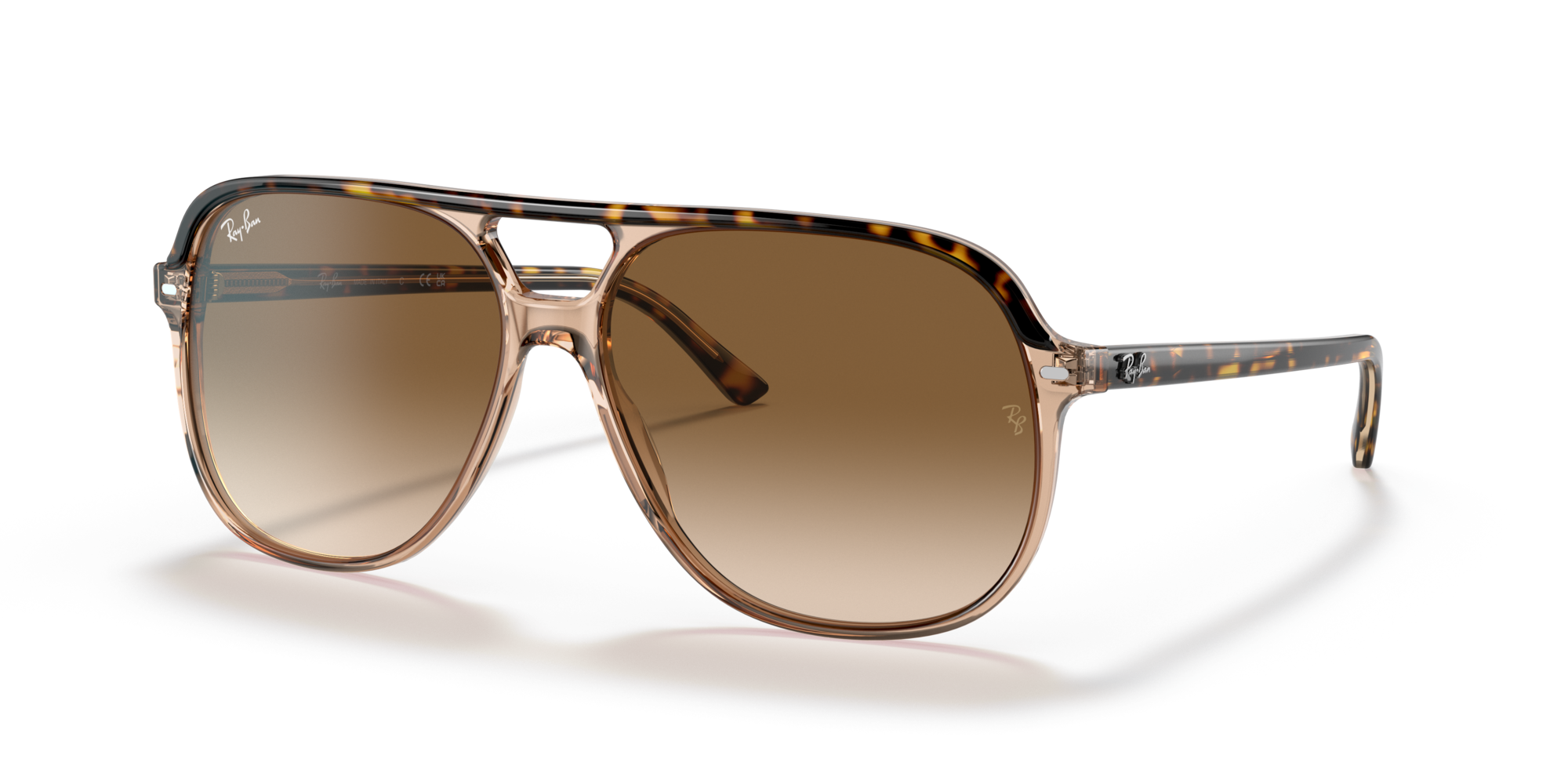RB-2198 129251 HAVANA ON TRASPARENT BROWN(CLEAR GRADIENT B 56*14, Havana | Marró transparent, hi-res image number 0