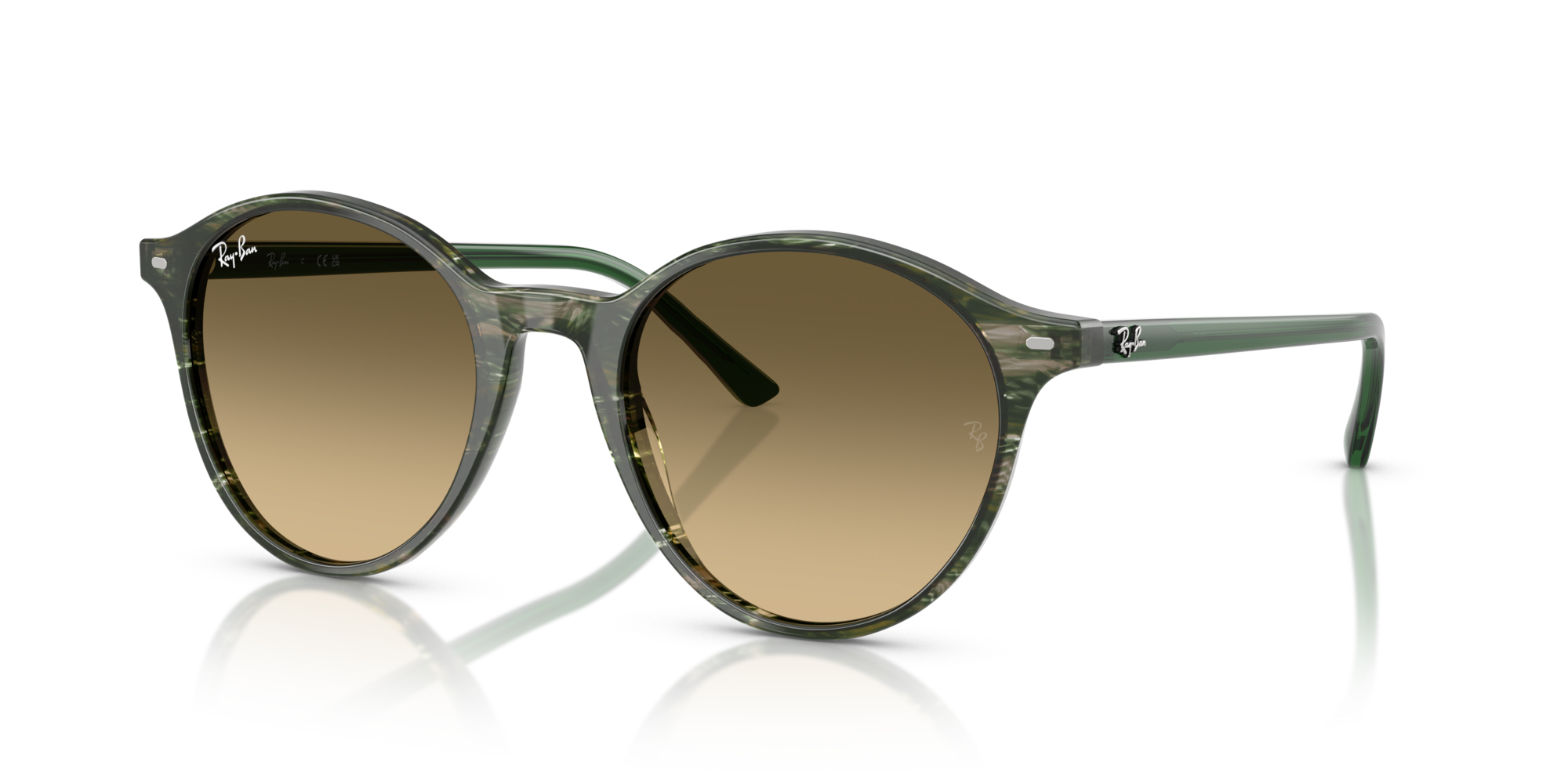 RB-2230 14210A TRANSP. SHADE FANTASY GREEN(BROWN 51*21, Transparent verd, hi-res image number 0