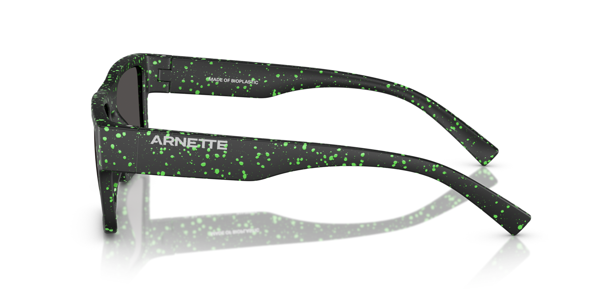 ARNETTE-4344 297187 MT BLACK/GEKKO GREEN SPLATTER 54*19, , hi-res image number 2
