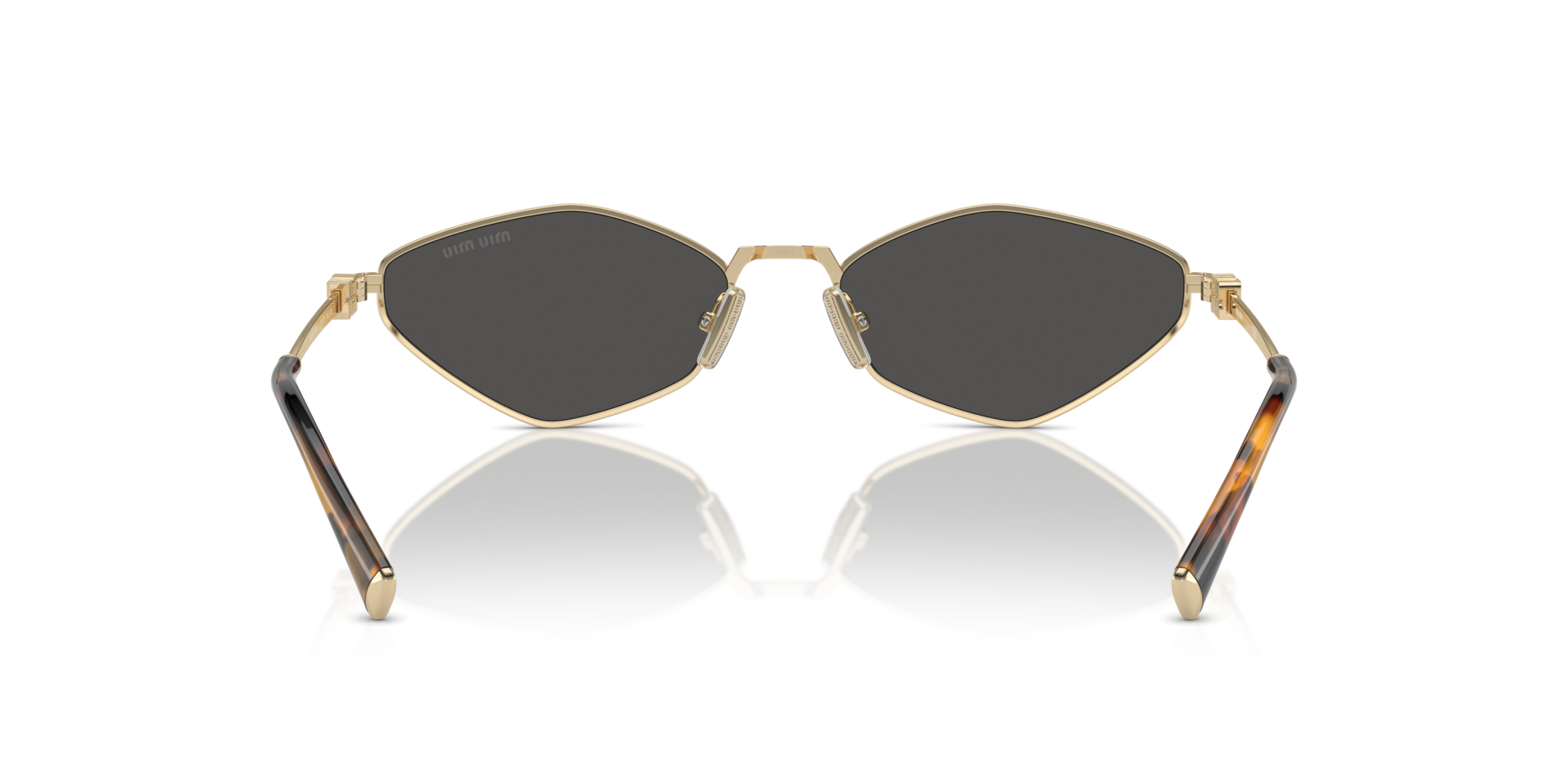 MIUMIU-56ZS/S ZVN5S0 PALE GOLD (DARK GREY) 56*17, Daurat, hi-res image number 3