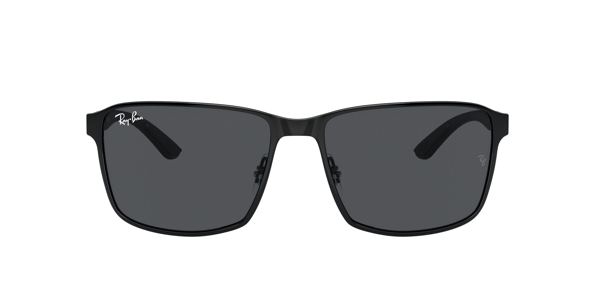 RB-3721 186/87 MATTE BLACK ON BLACK( 59*17, Negre, hi-res image number 1