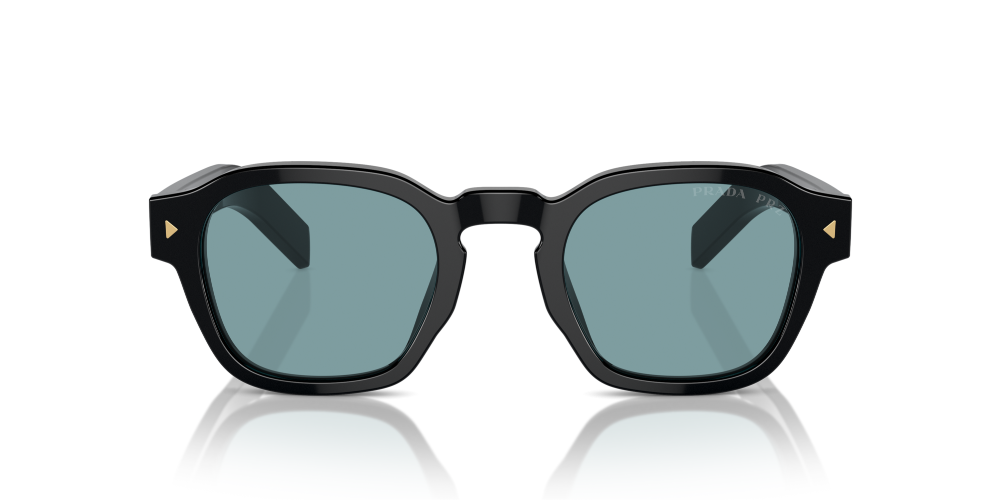 PRADA-A16S/S 16K04D BLACK(GREEN POLAR) 49*24, Negre, hi-res image number 1