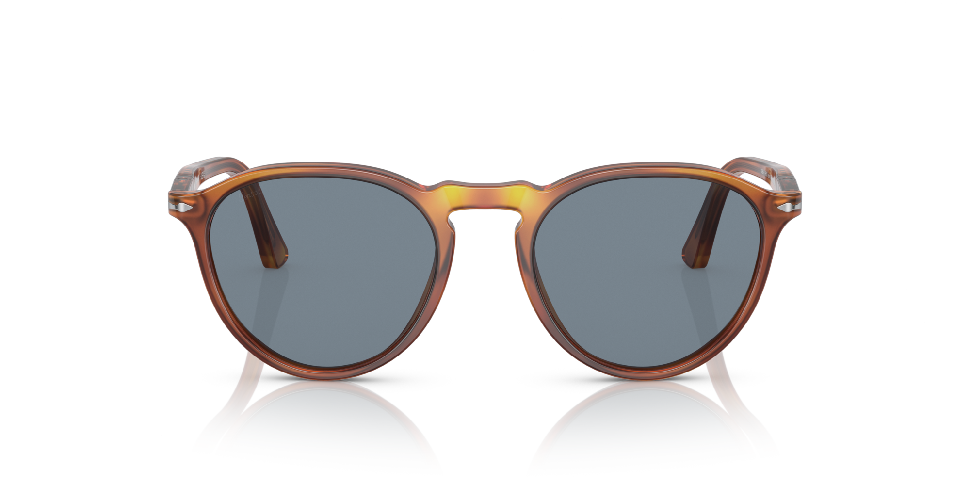 PERSOL-3286S/S 96/56 TERRA DI SIENA LIGHT BLUE 51*19, Terra di siena, hi-res image number 1