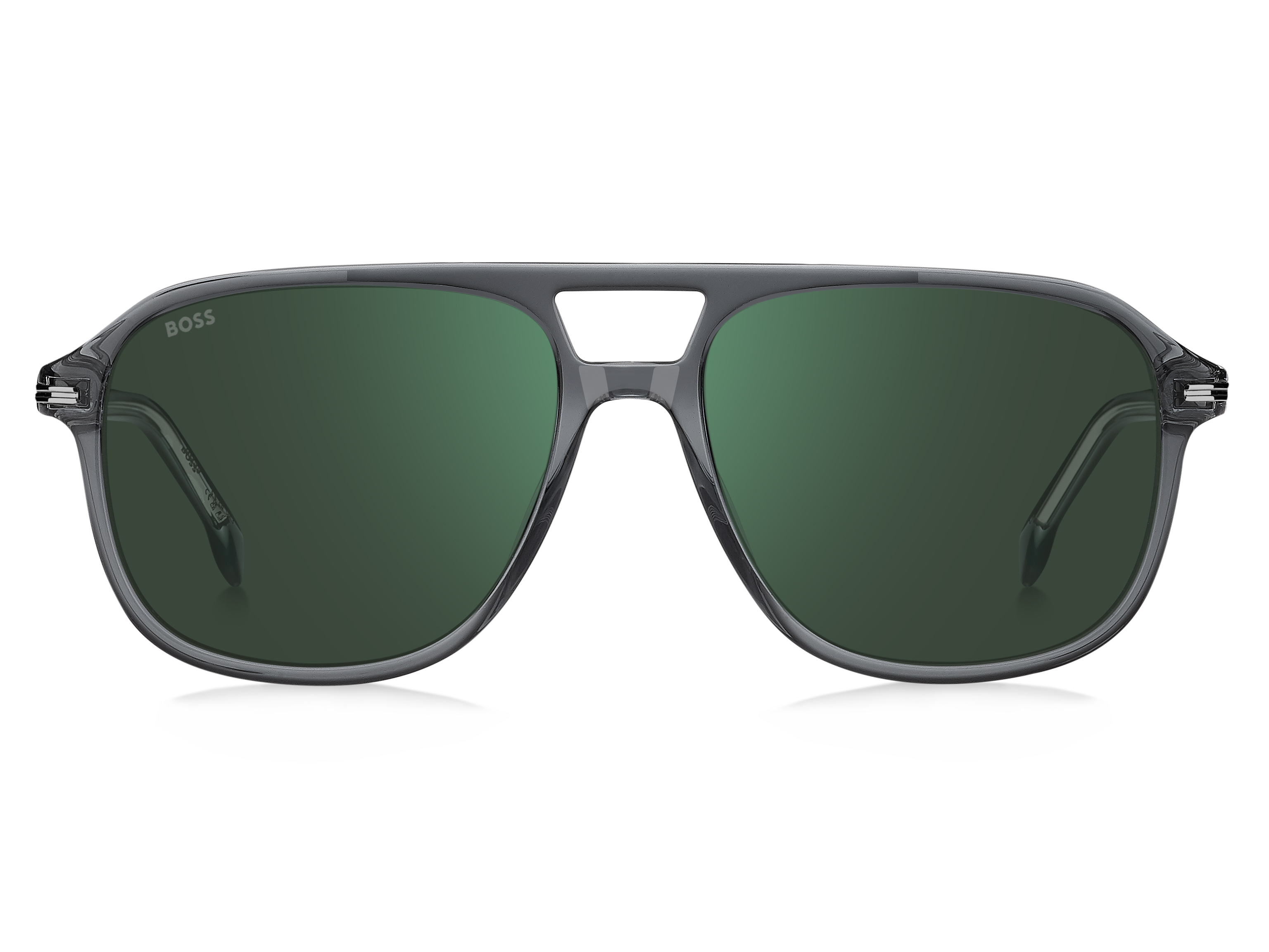 BOSS-1751/S CBL*MT GREY CRYSTAL(GREEN MIRROR 57*16, Gris | Transparent, hi-res image number 1