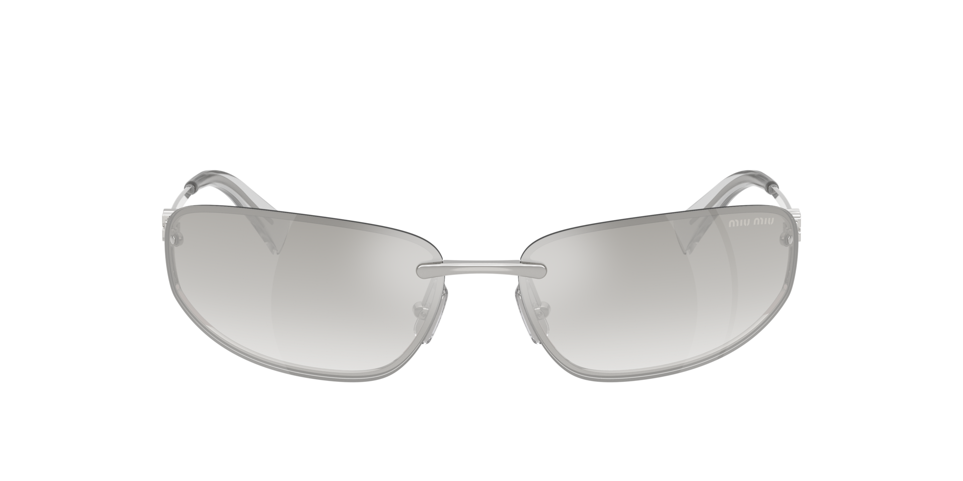 MIUMIU-A50S/S 1BC-8H1 PLATA(MARRON) 69*15, Plata, hi-res image number 1