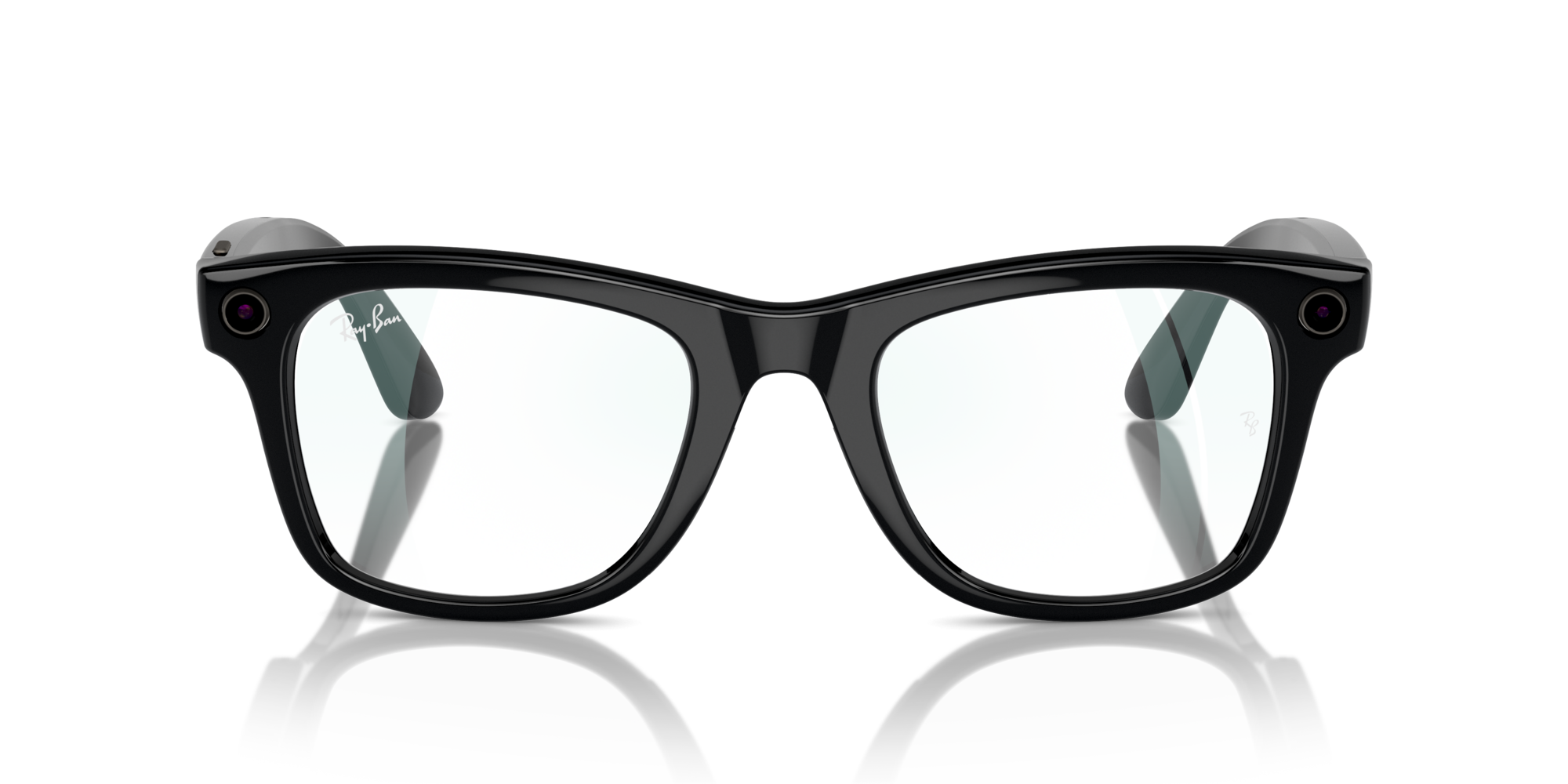 RB-META-4008 601/SB SHINY BLACK(CLEAR 53*22, Negre, hi-res image number 1